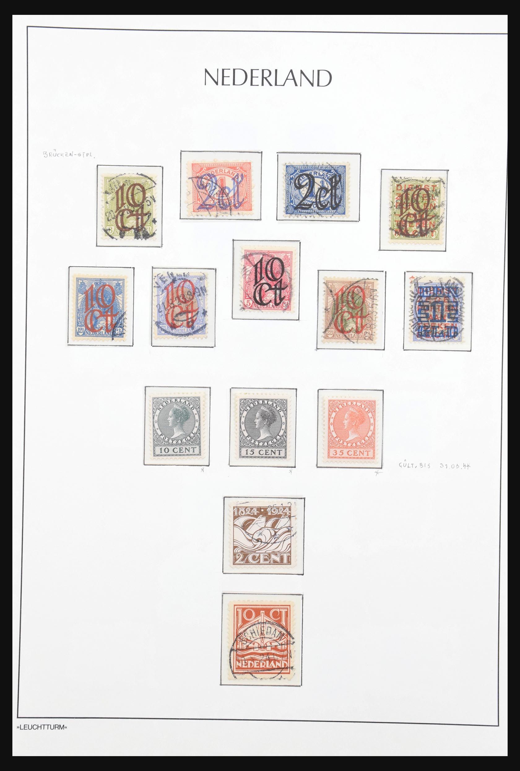 31320 091 - 31320 Netherlands 1852-1959.