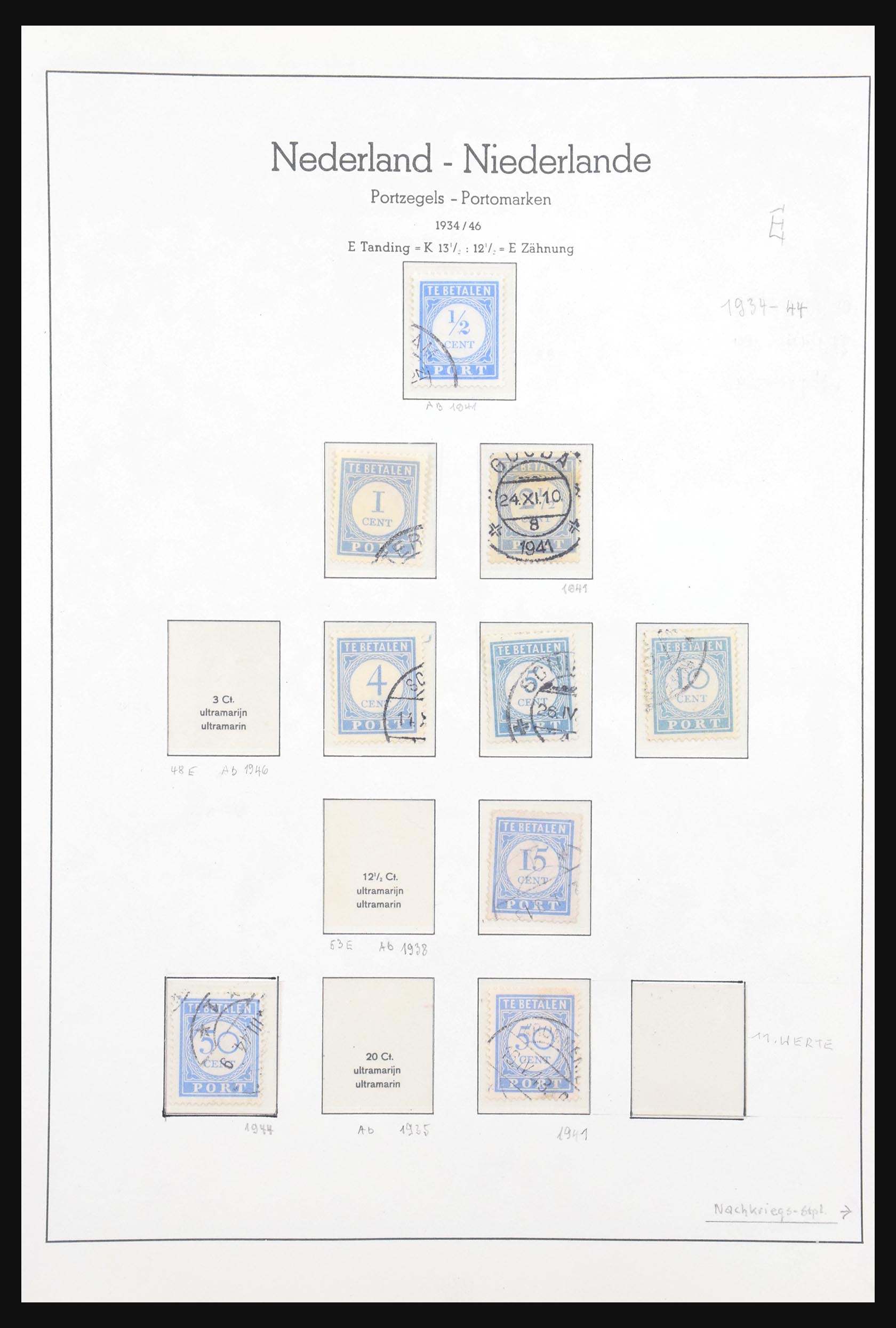 31320 204 - 31320 Netherlands 1852-1959.