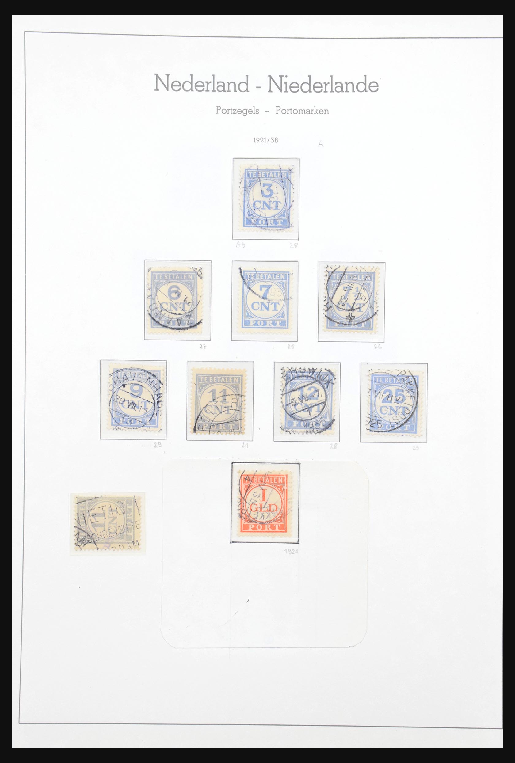 31320 208 - 31320 Netherlands 1852-1959.
