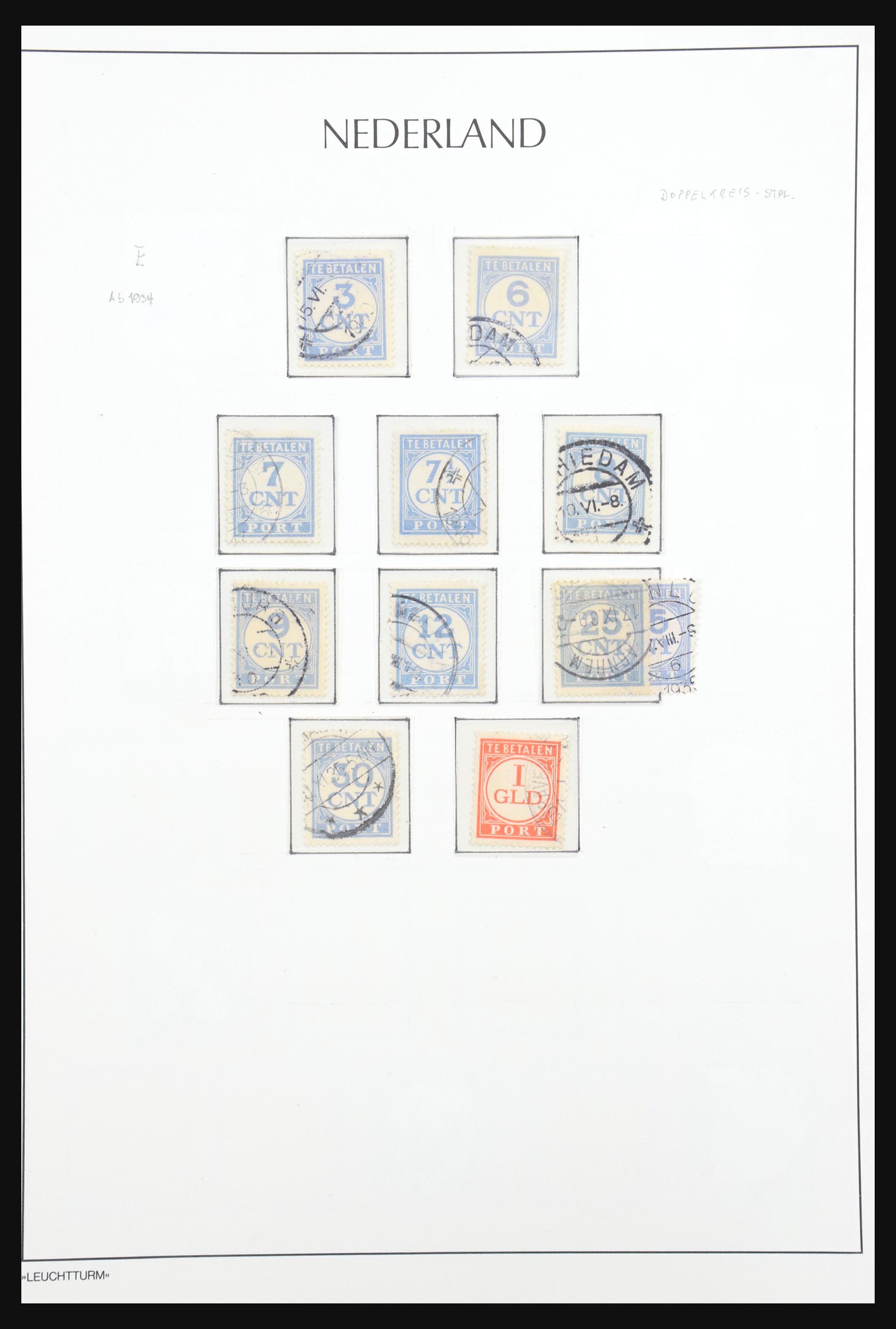 31320 209 - 31320 Netherlands 1852-1959.