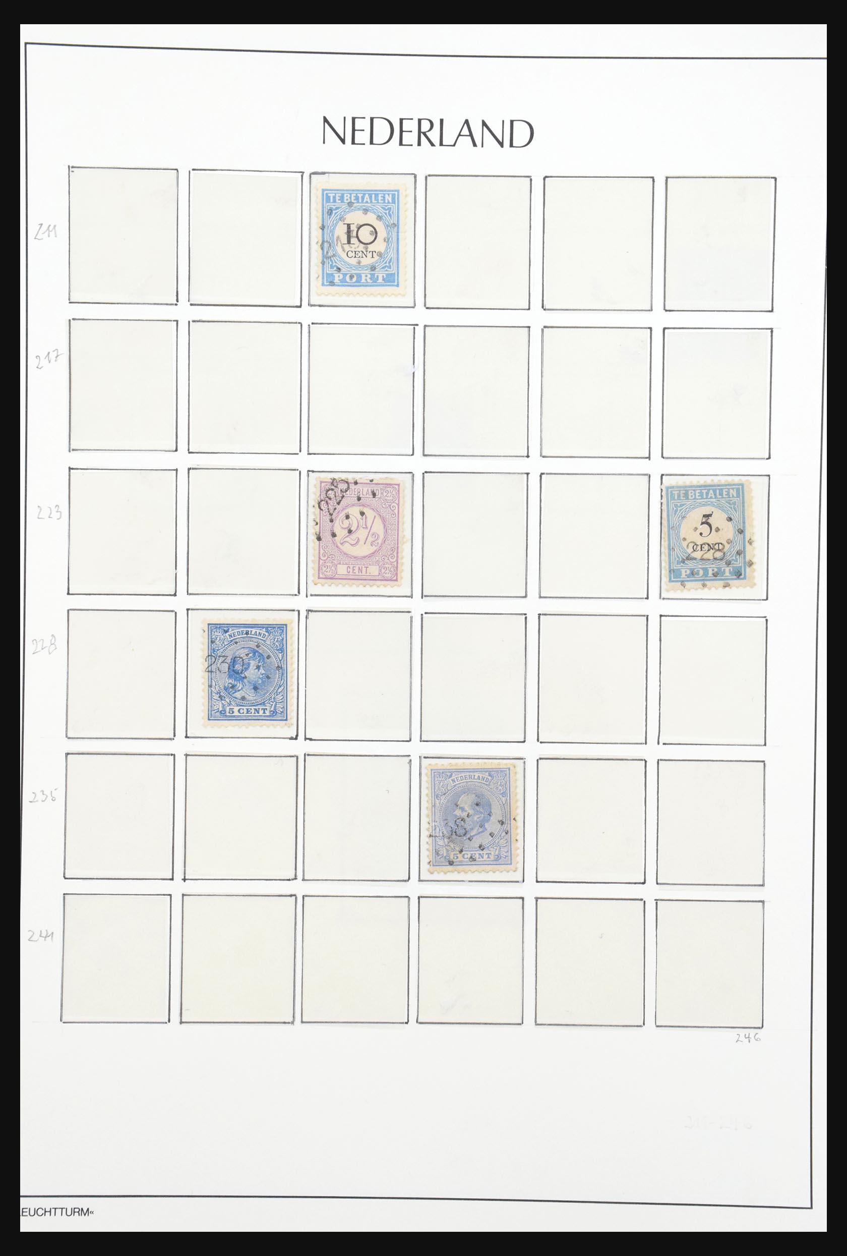 31320 238 - 31320 Netherlands 1852-1959.