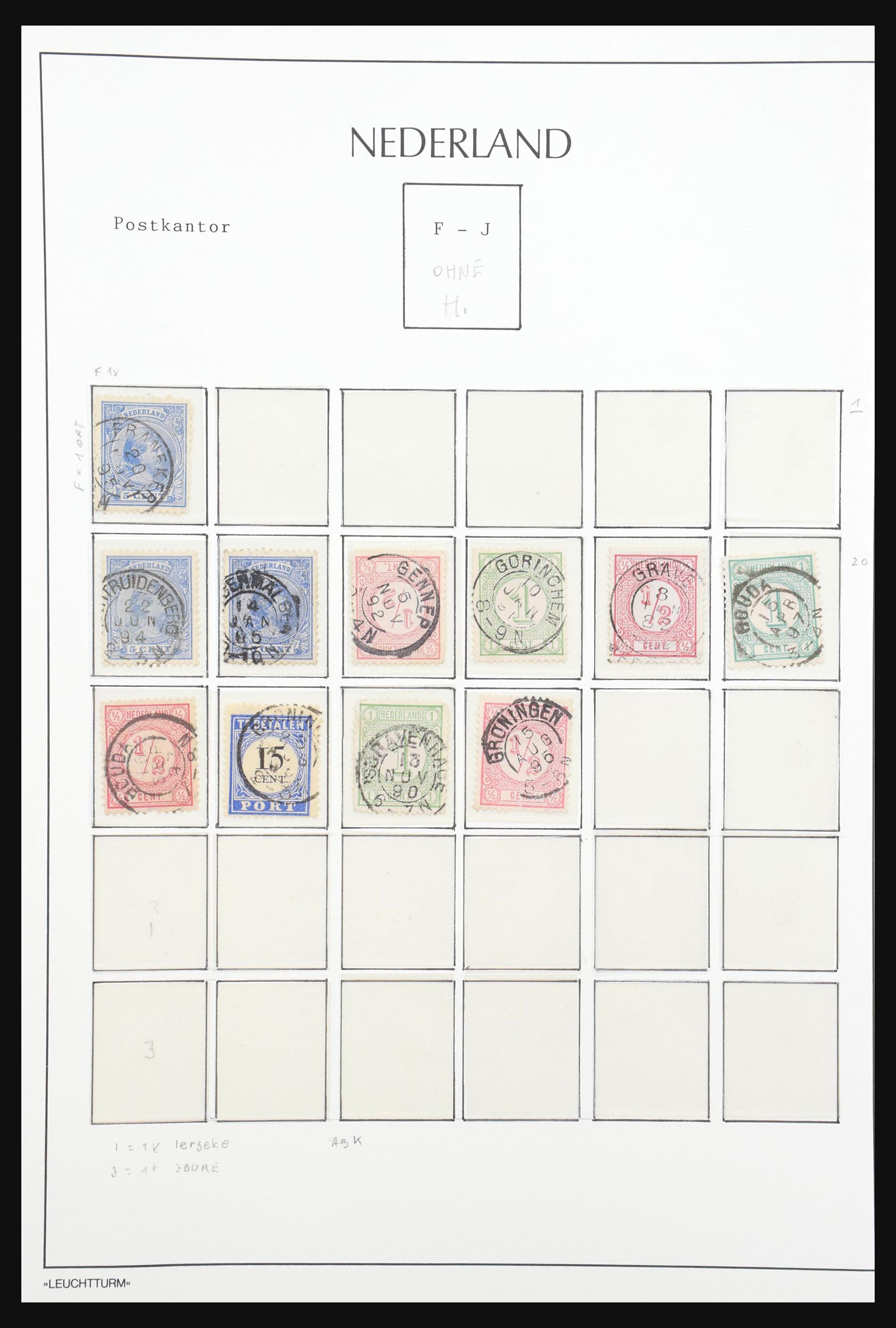 31320 242 - 31320 Netherlands 1852-1959.