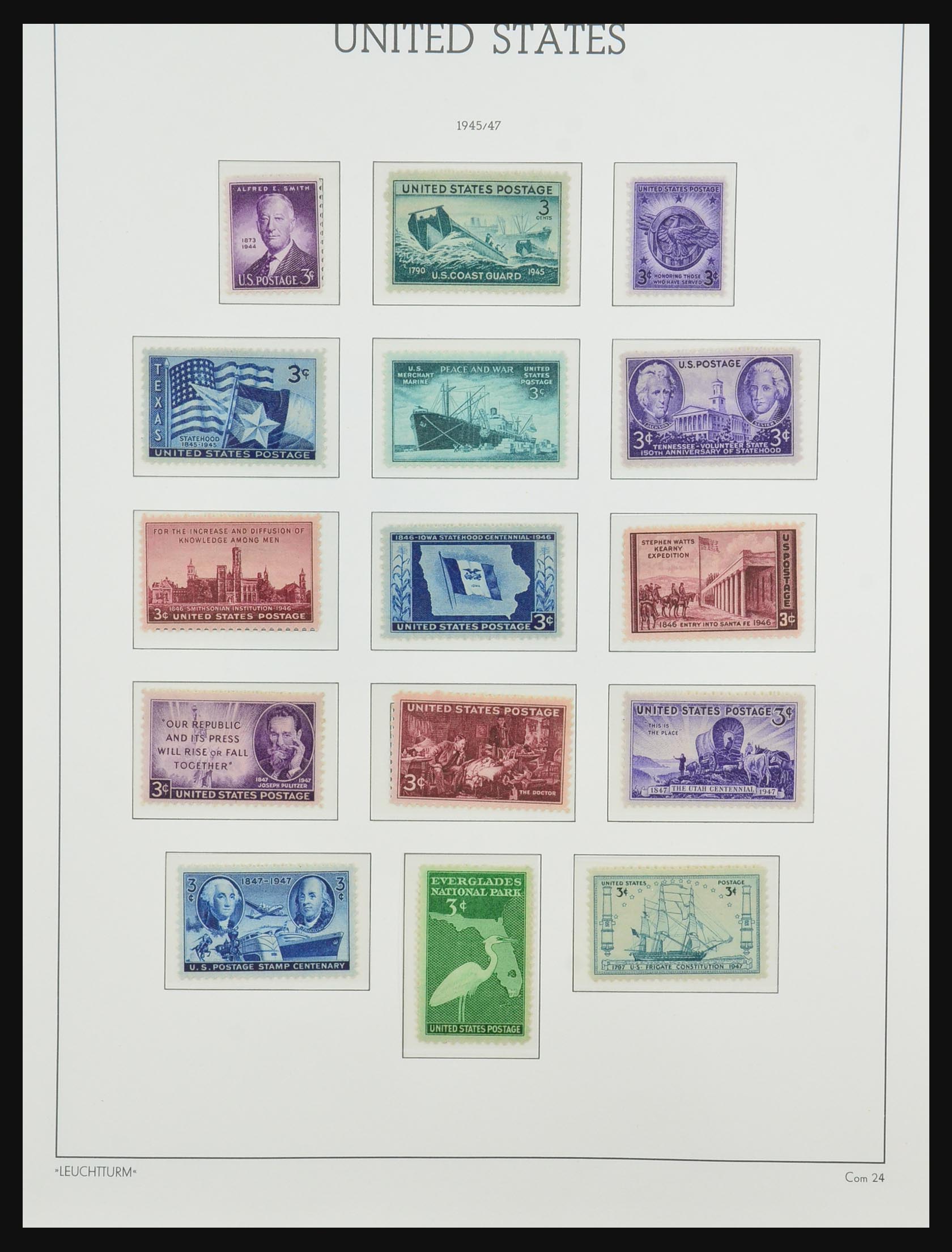 31324 012 - 31324 USA postfris 1940-2003.