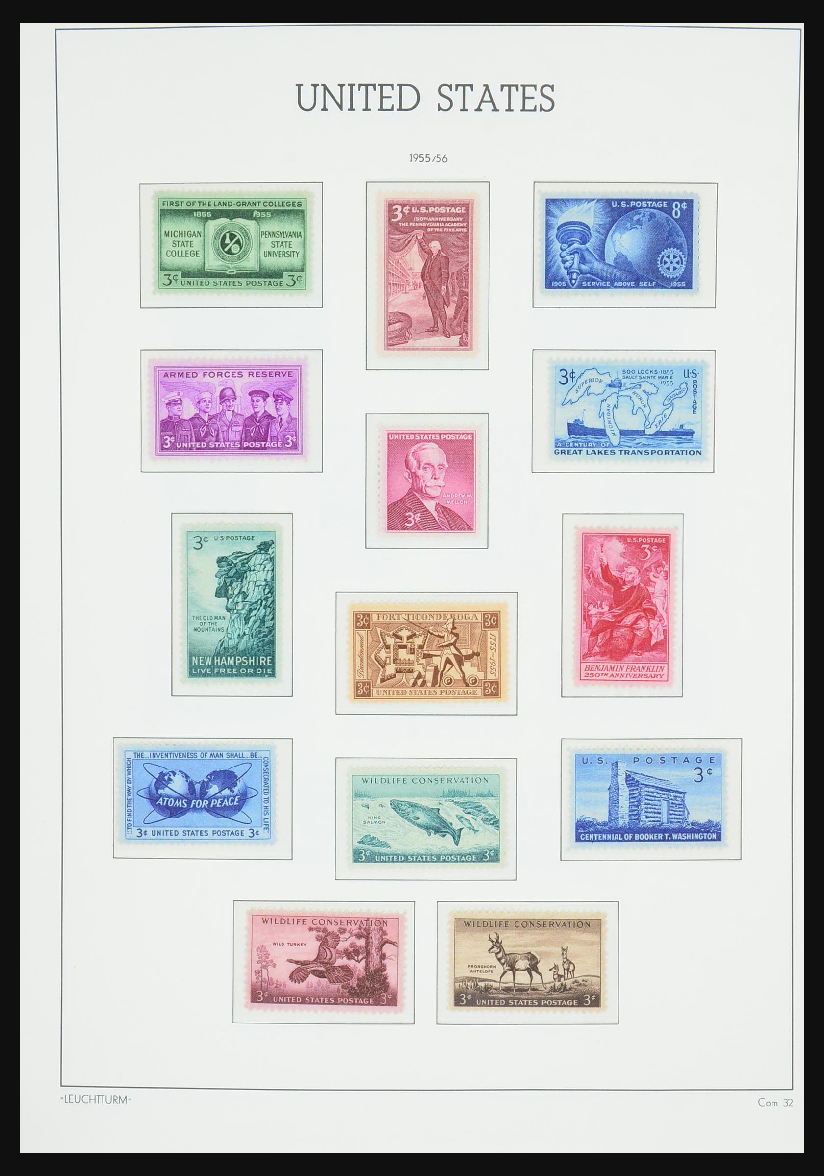 31324 021 - 31324 USA MNH 1940-2003.