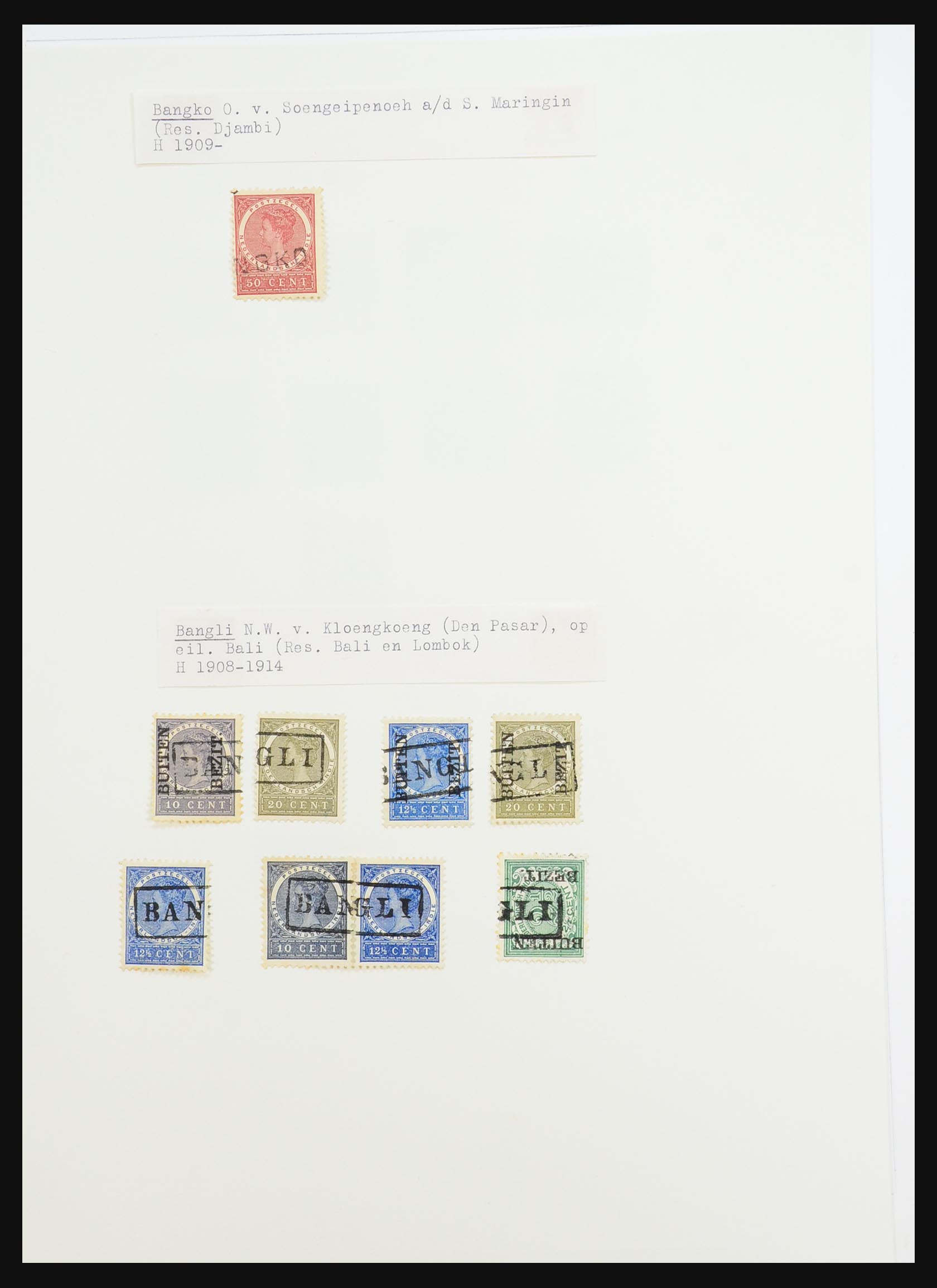 31340 011 - 31340 Dutch east Indies namecancels.