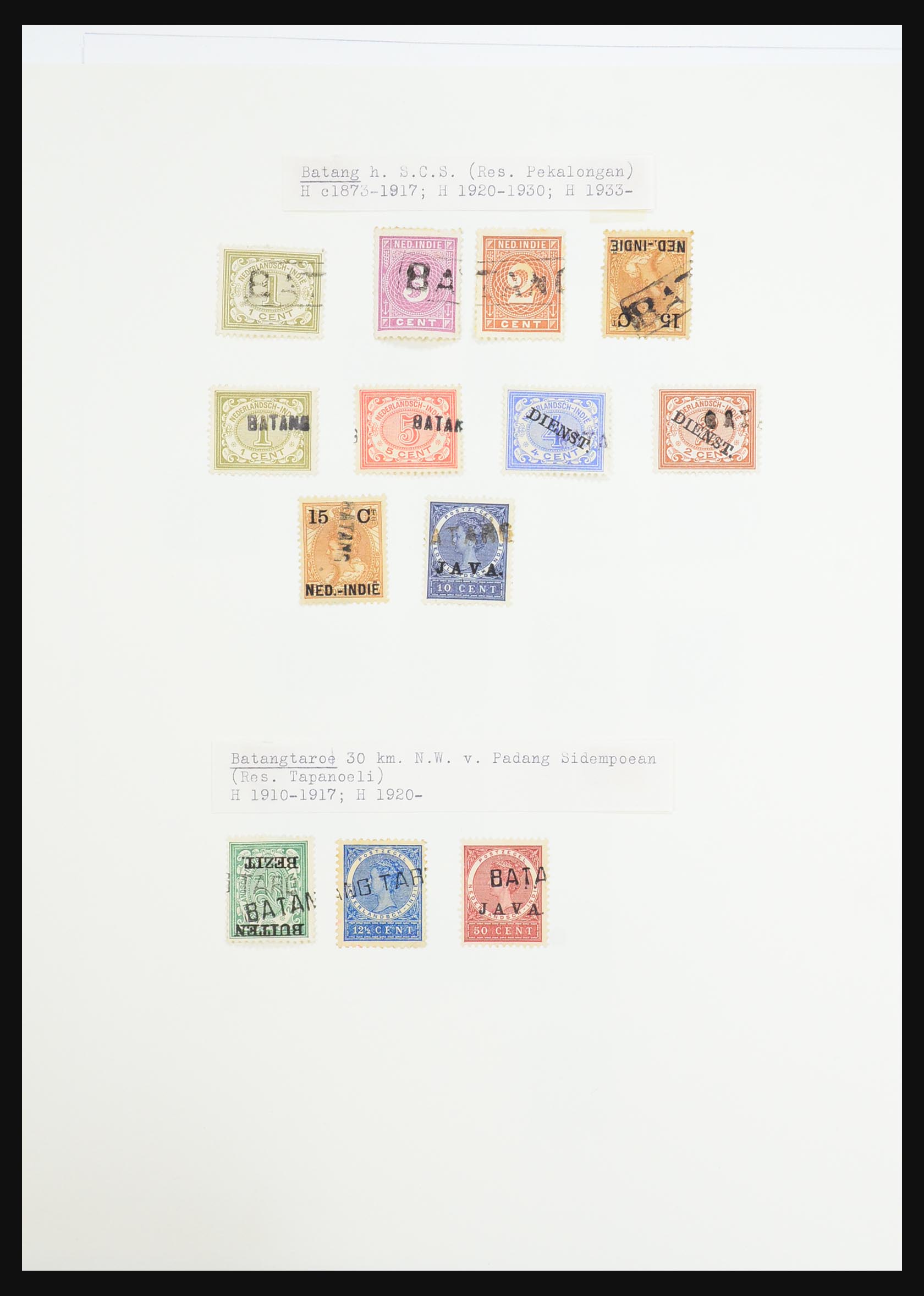 31340 014 - 31340 Dutch east Indies namecancels.