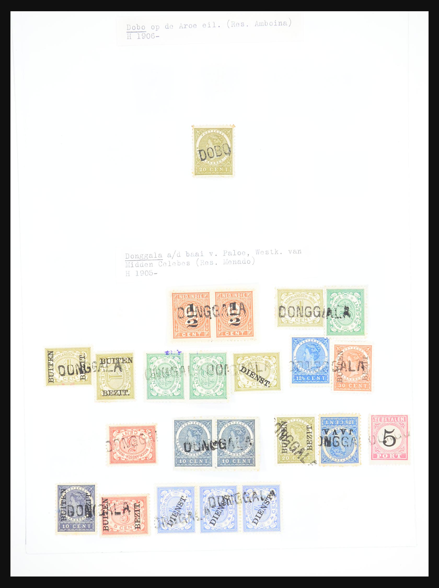 31340 030 - 31340 Dutch east Indies namecancels.