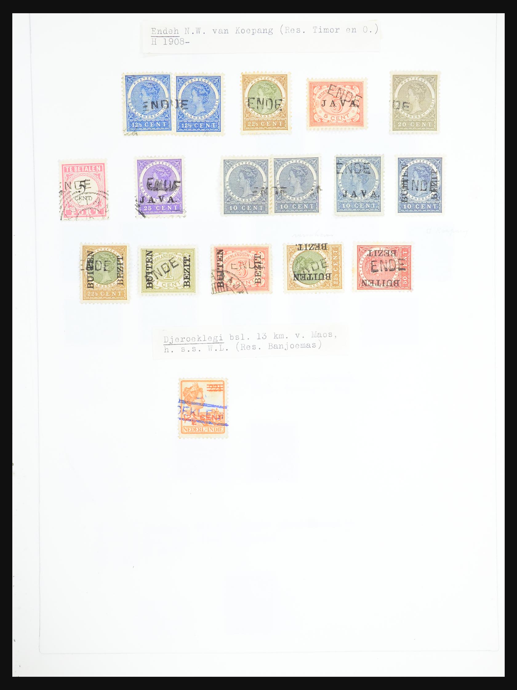 31340 032 - 31340 Dutch east Indies namecancels.