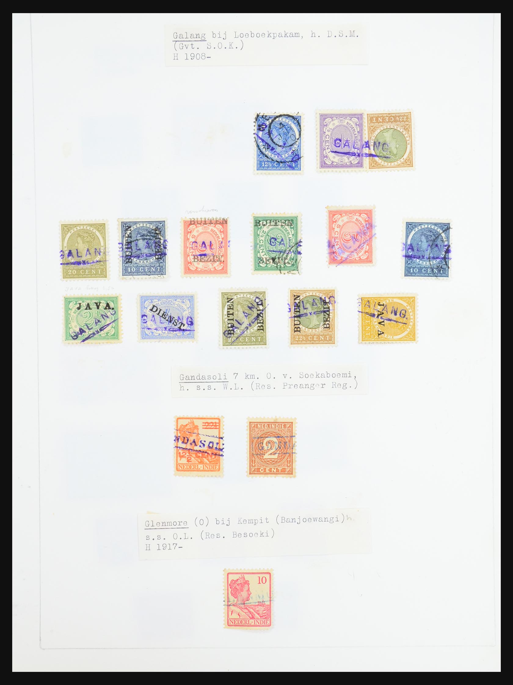 31340 033 - 31340 Dutch east Indies namecancels.