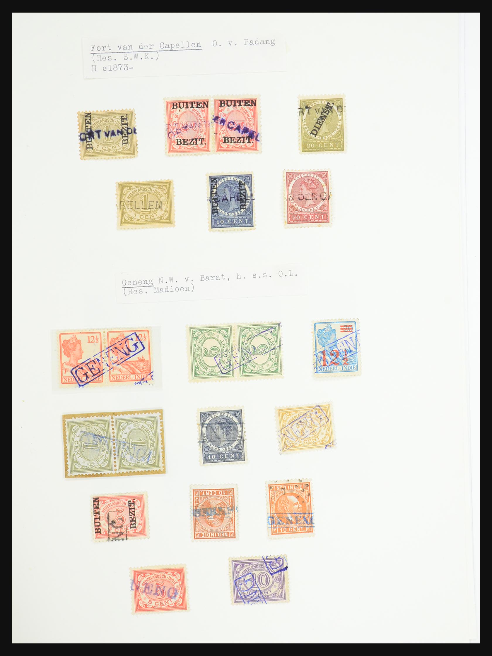 31340 034 - 31340 Dutch east Indies namecancels.