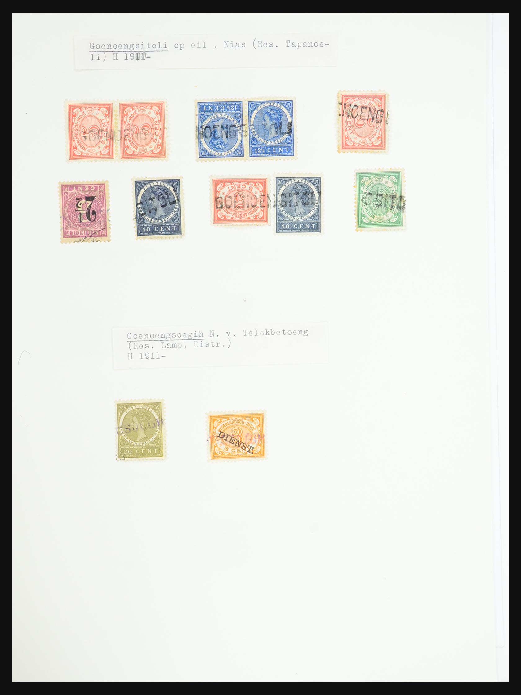 31340 036 - 31340 Dutch east Indies namecancels.