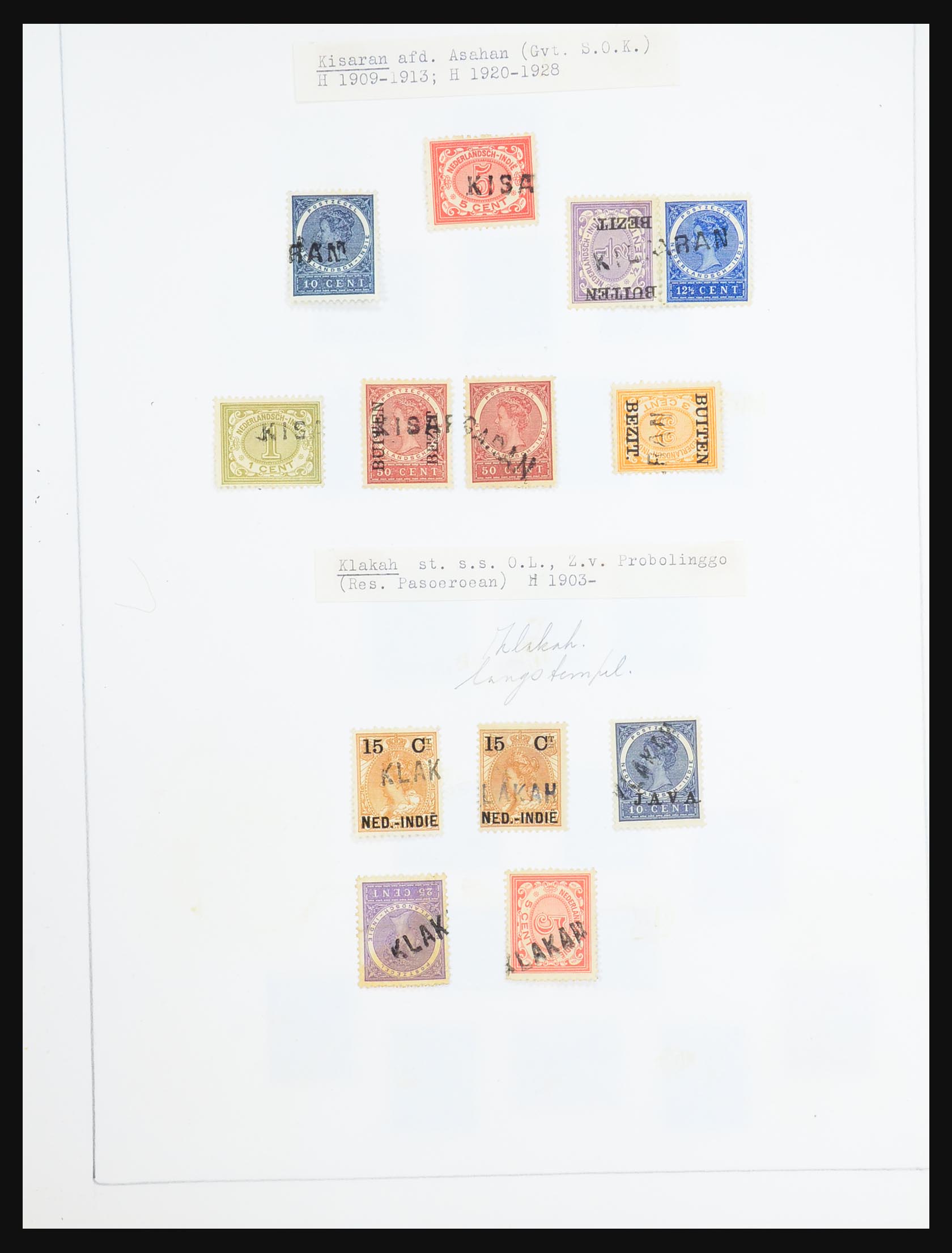 31340 050 - 31340 Dutch east Indies namecancels.