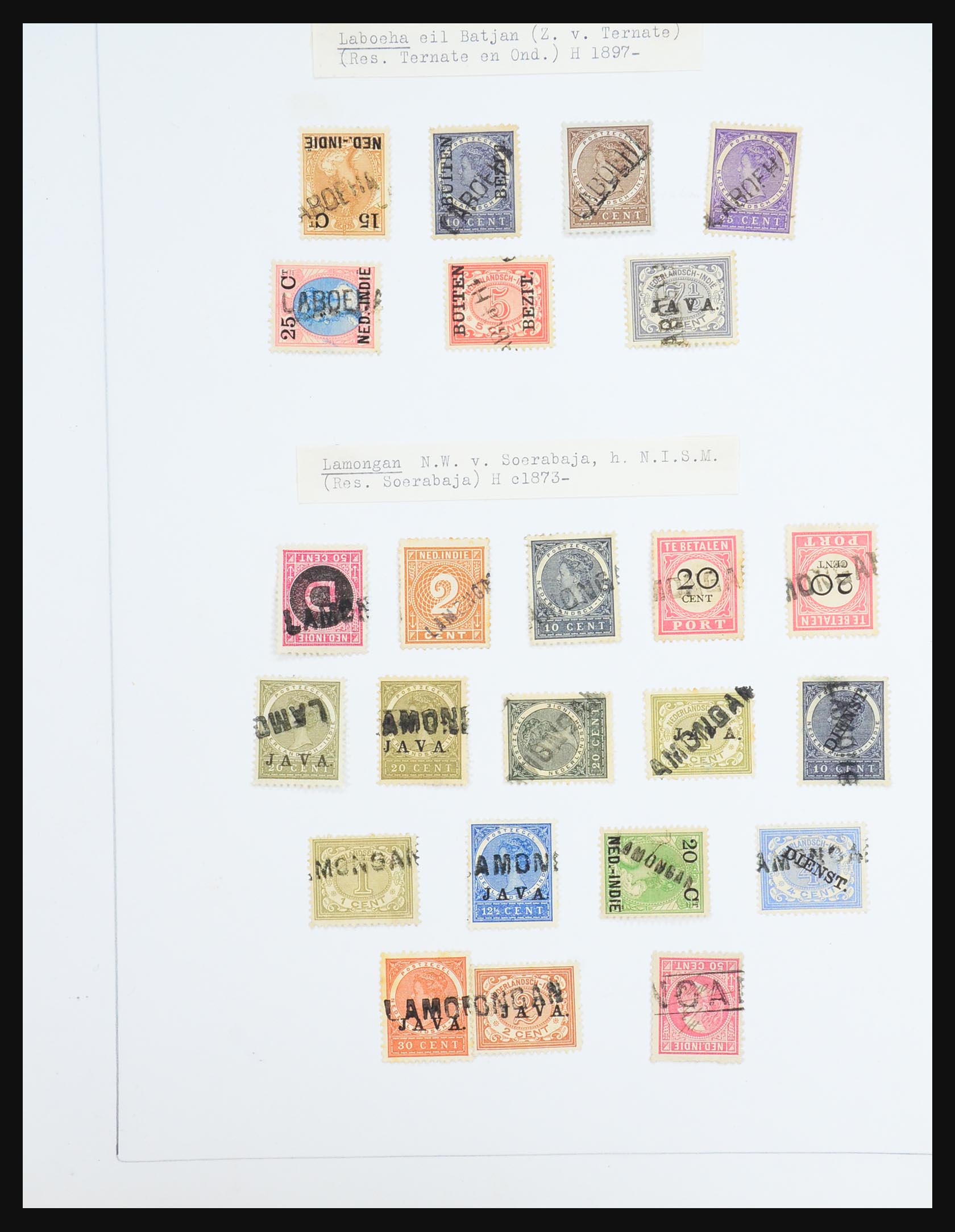 31340 060 - 31340 Dutch east Indies namecancels.