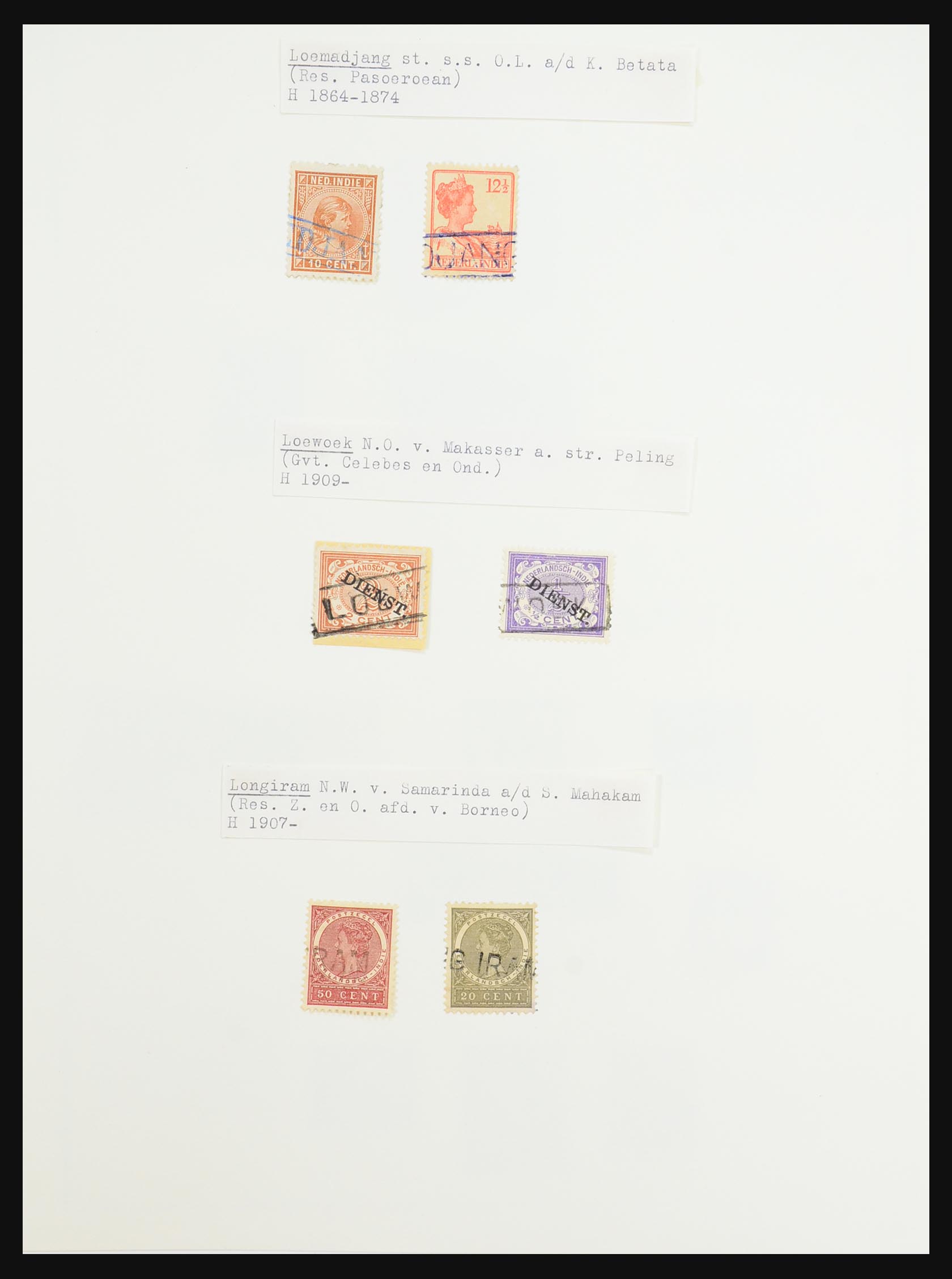 31340 066 - 31340 Dutch east Indies namecancels.