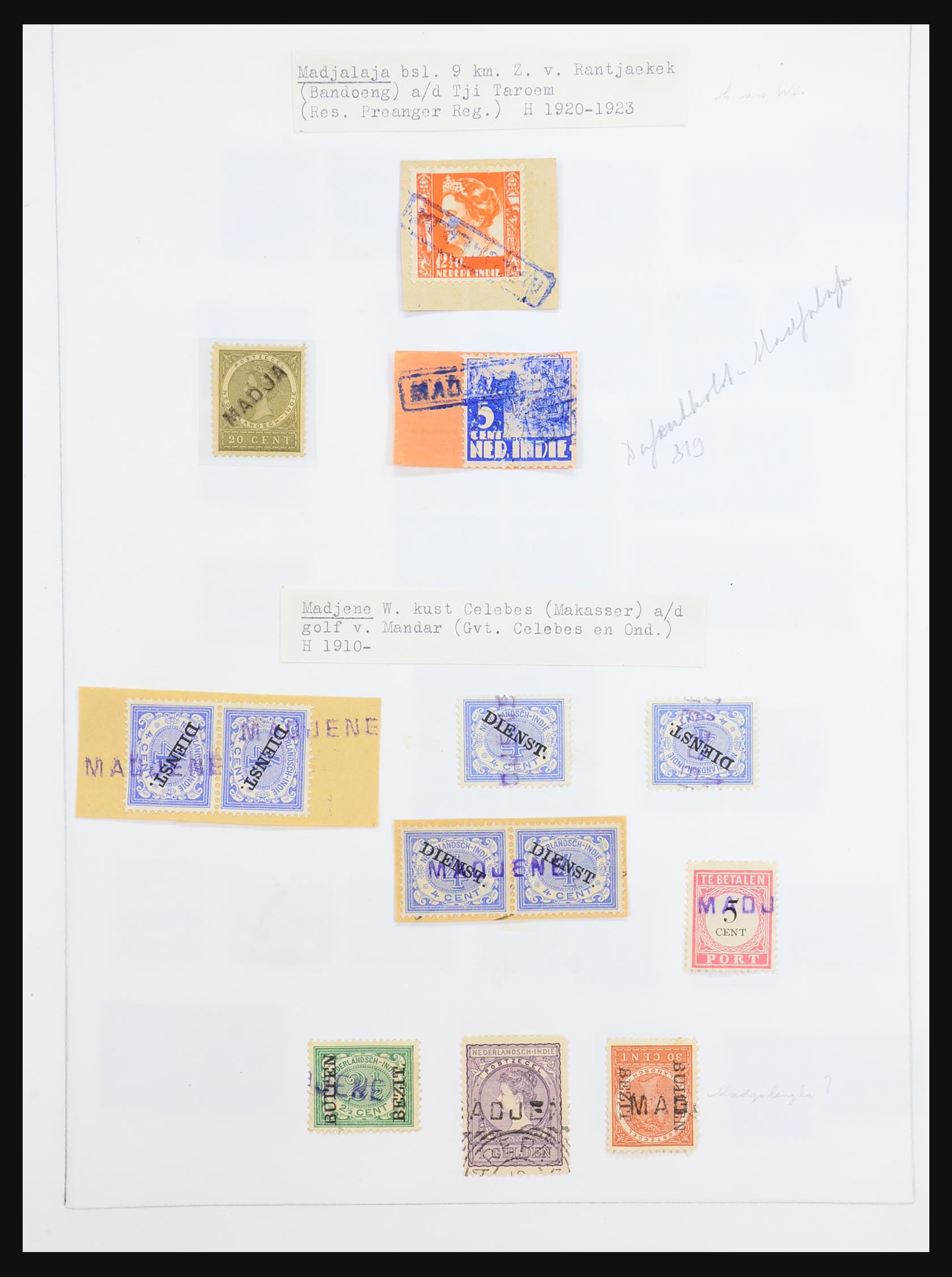 31340 067 - 31340 Dutch east Indies namecancels.