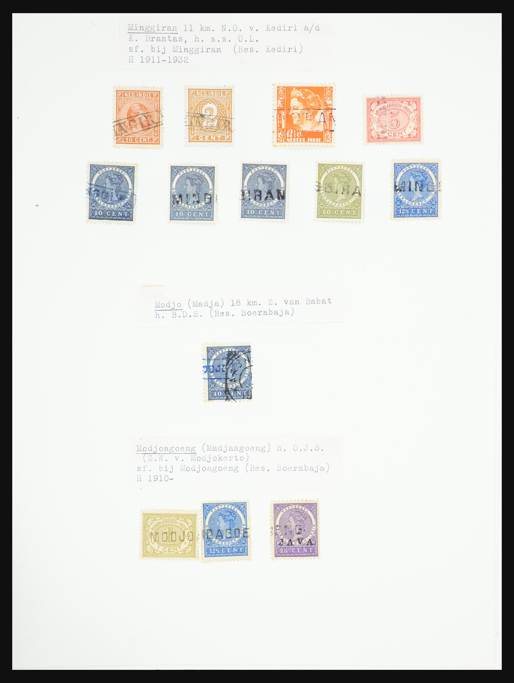 31340 078 - 31340 Dutch east Indies namecancels.