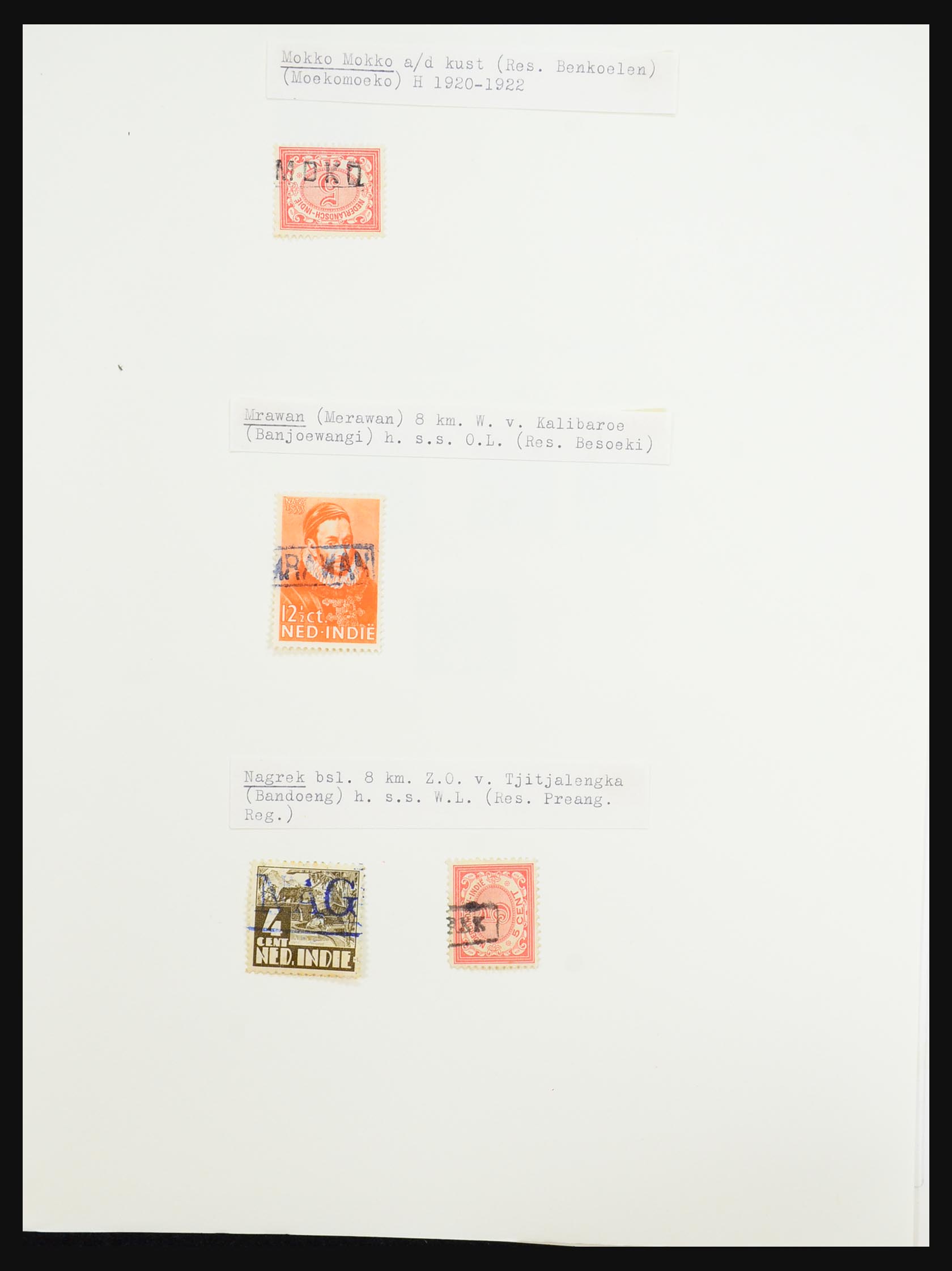 31340 083 - 31340 Dutch east Indies namecancels.