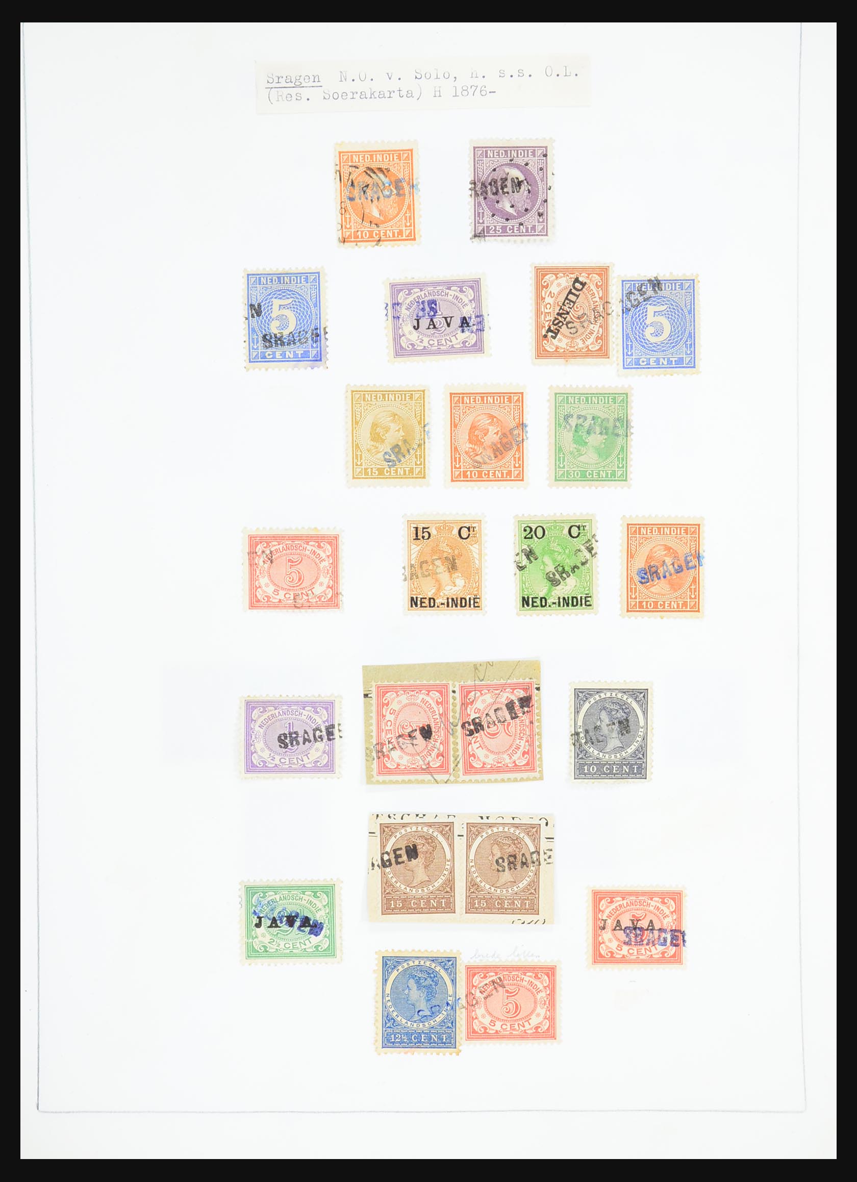 31340 140 - 31340 Dutch east Indies namecancels.