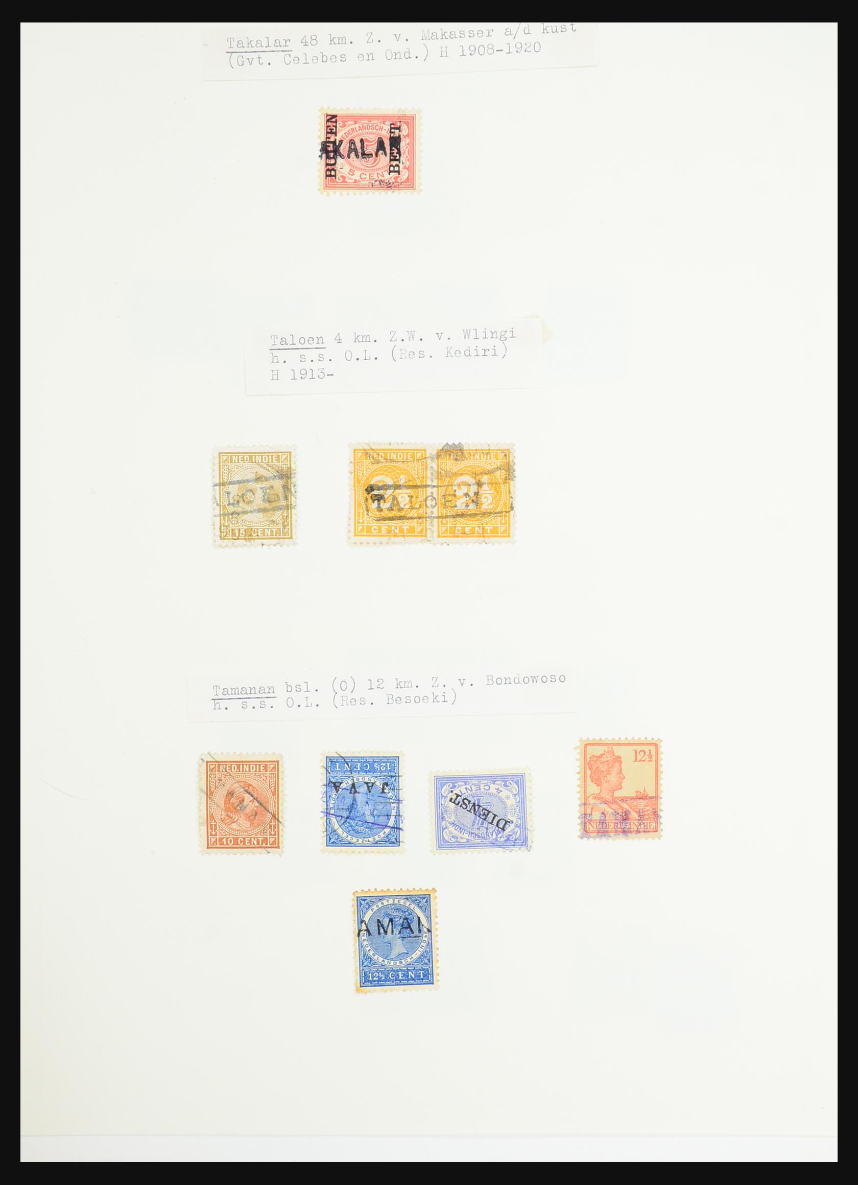 31340 143 - 31340 Dutch east Indies namecancels.