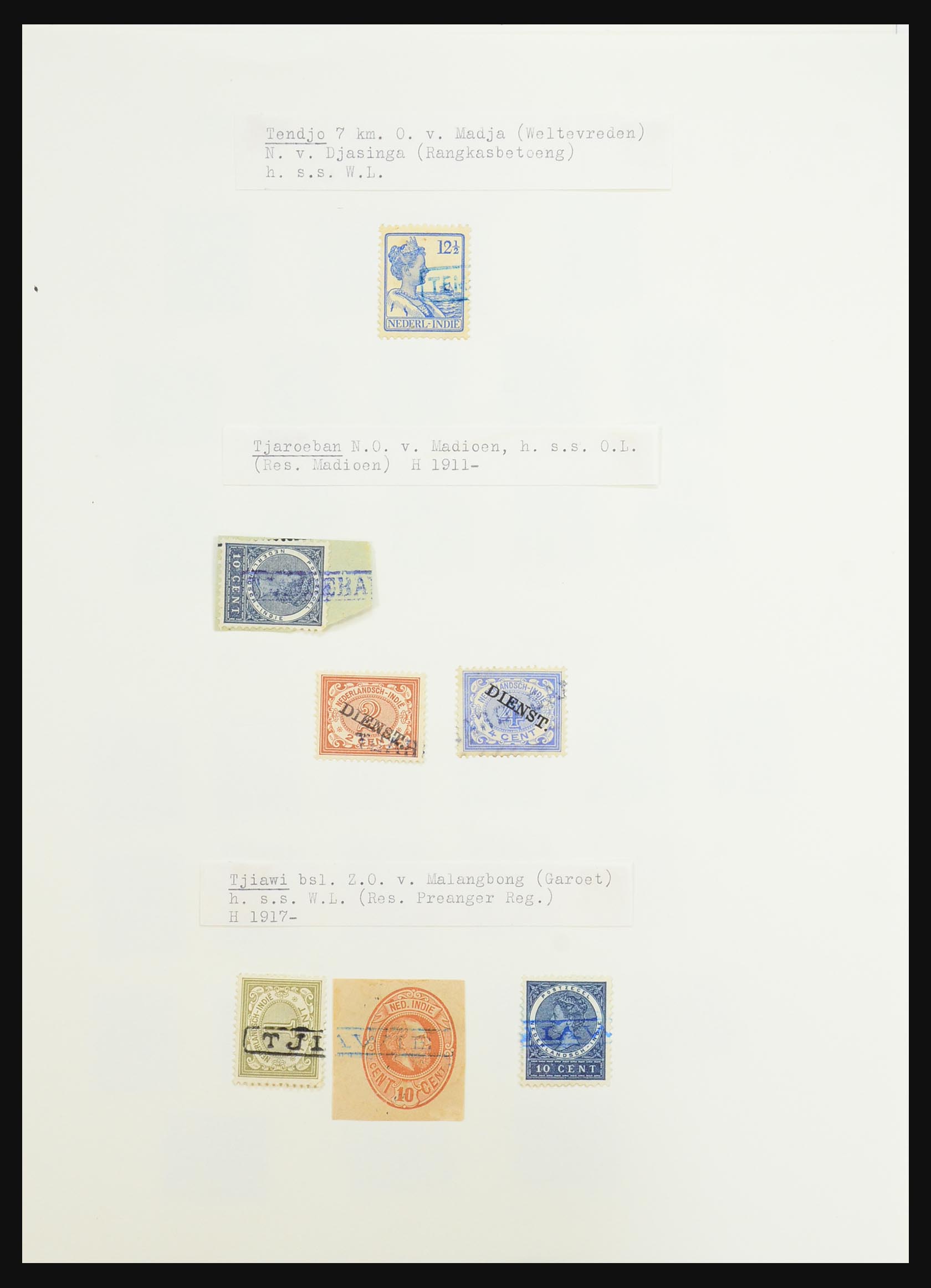 31340 151 - 31340 Dutch east Indies namecancels.