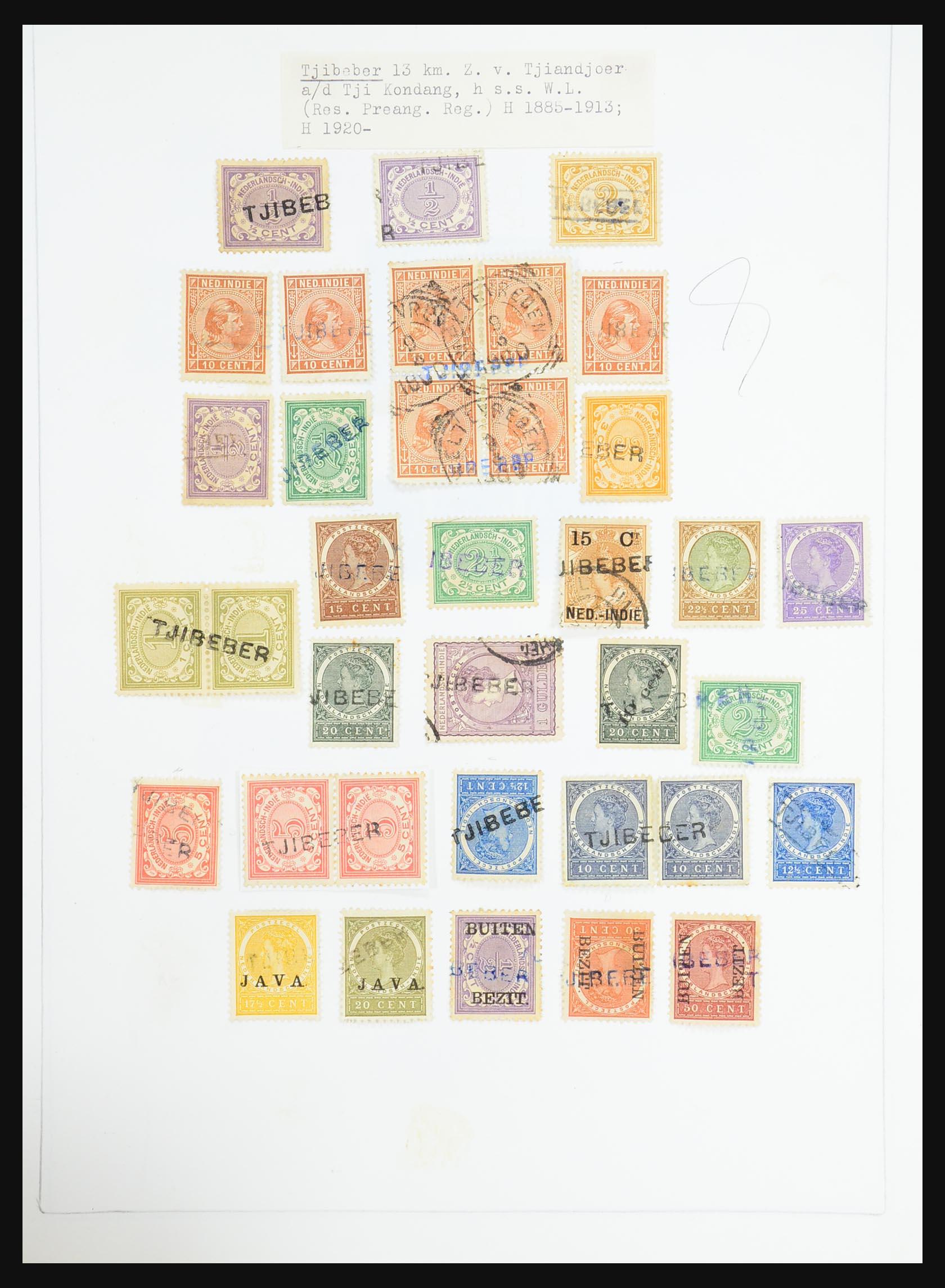 31340 154 - 31340 Dutch east Indies namecancels.