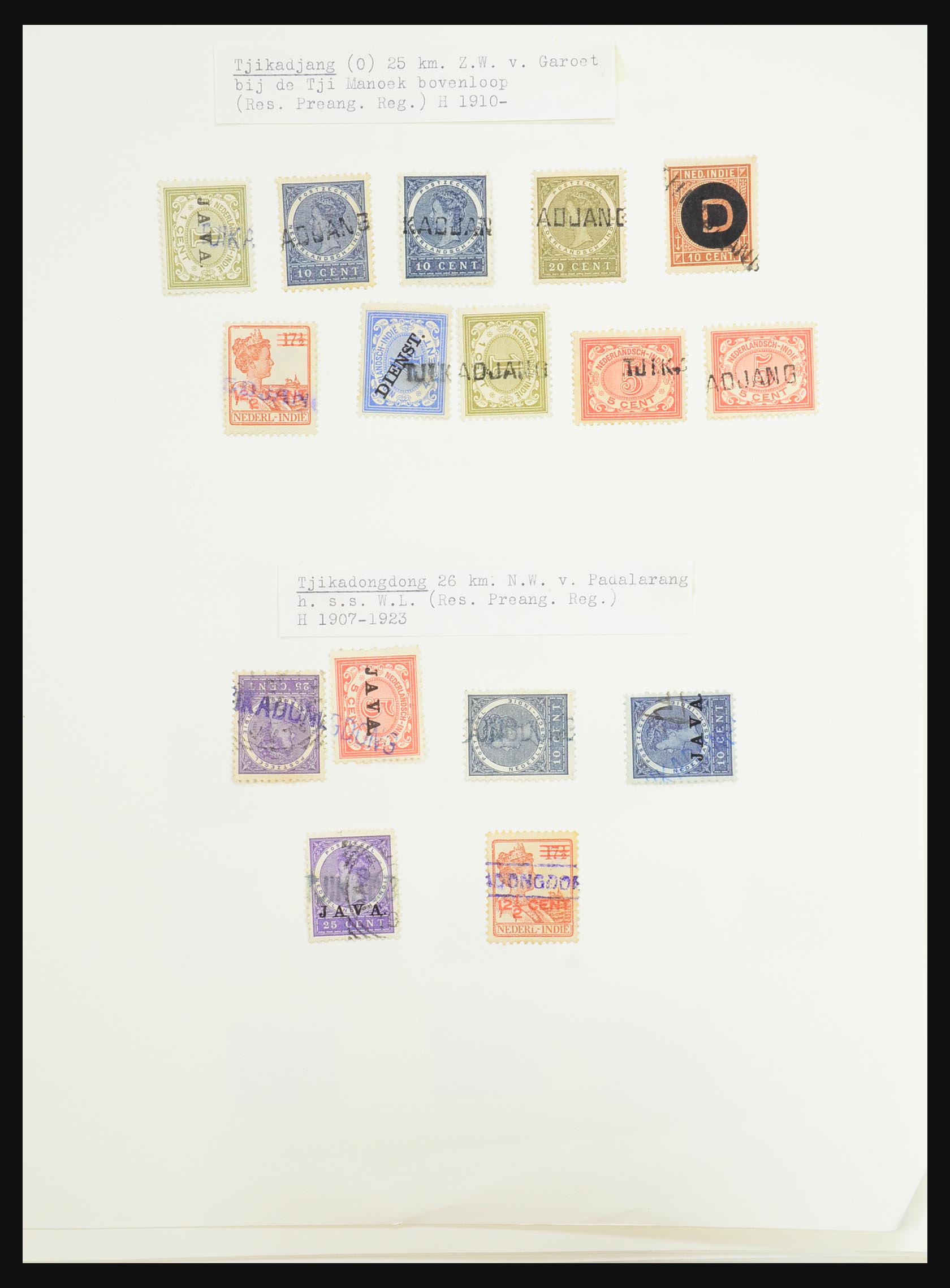 31340 157 - 31340 Dutch east Indies namecancels.