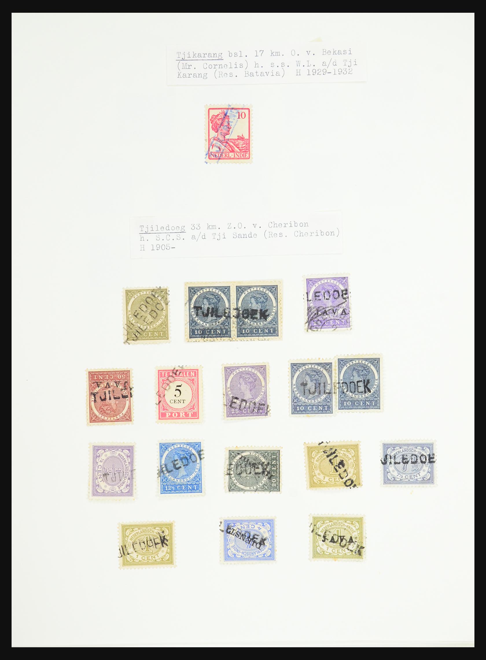 31340 158 - 31340 Dutch east Indies namecancels.