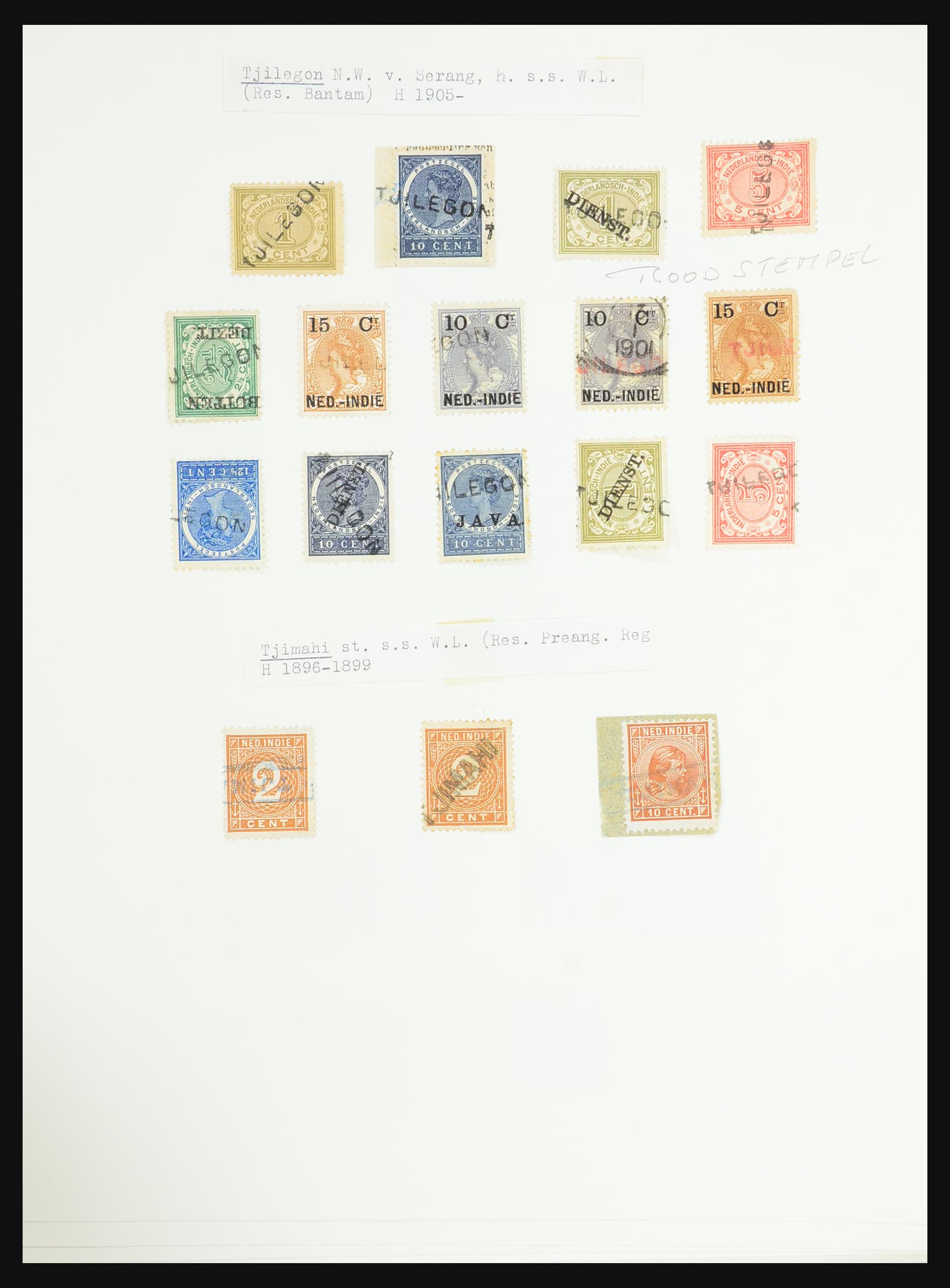 31340 159 - 31340 Dutch east Indies namecancels.