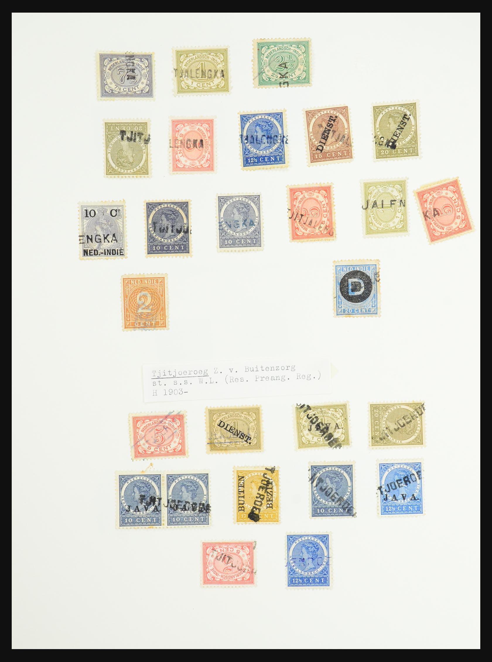 31340 167 - 31340 Dutch east Indies namecancels.