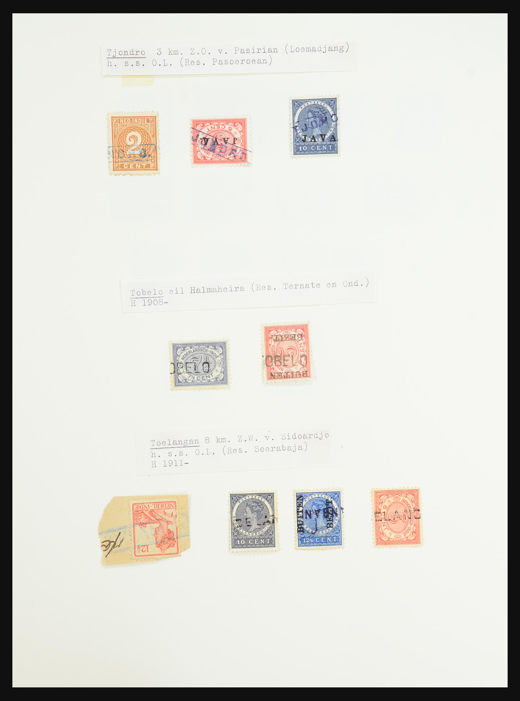 31340 168 - 31340 Dutch east Indies namecancels.