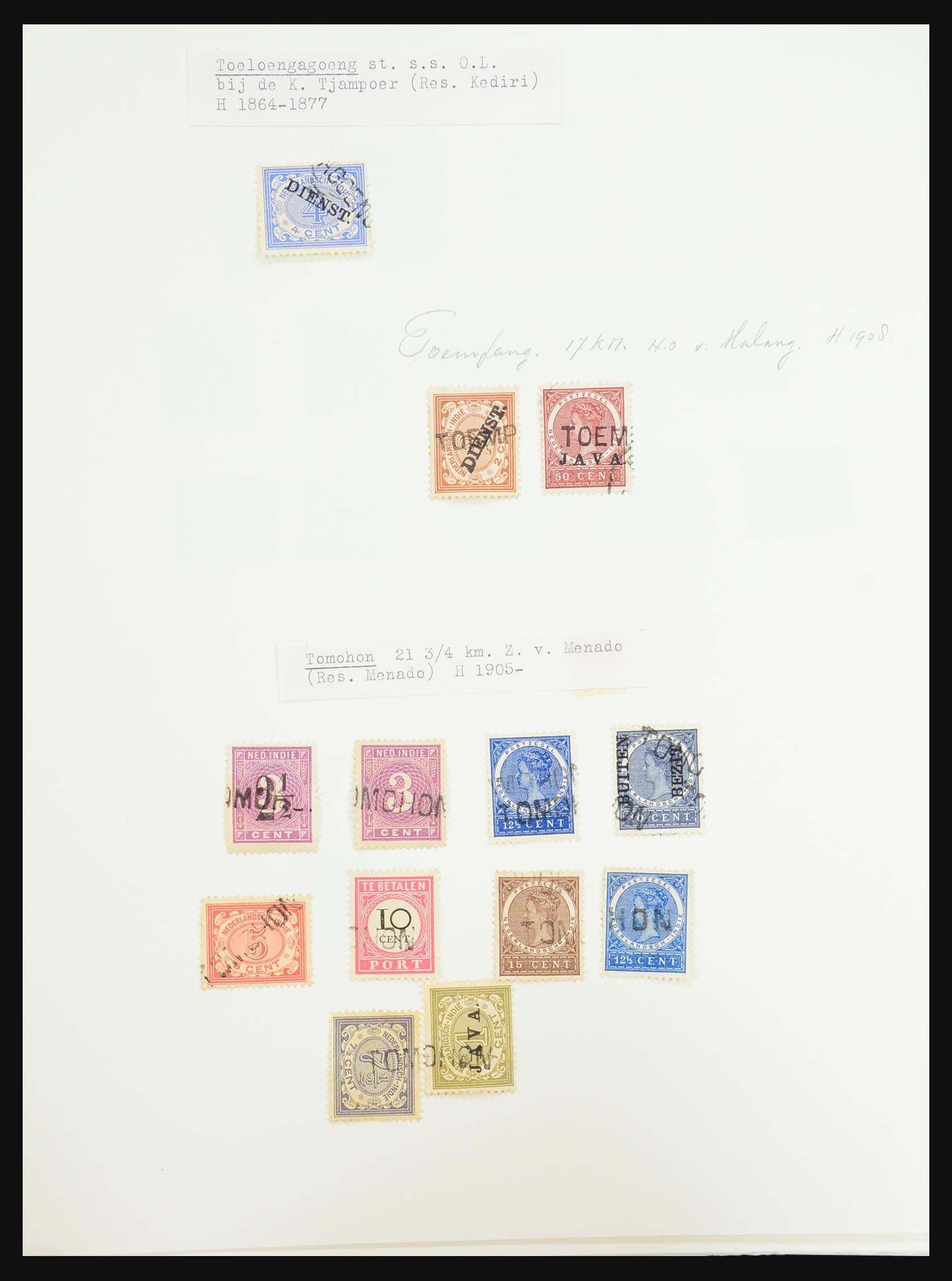 31340 170 - 31340 Dutch east Indies namecancels.