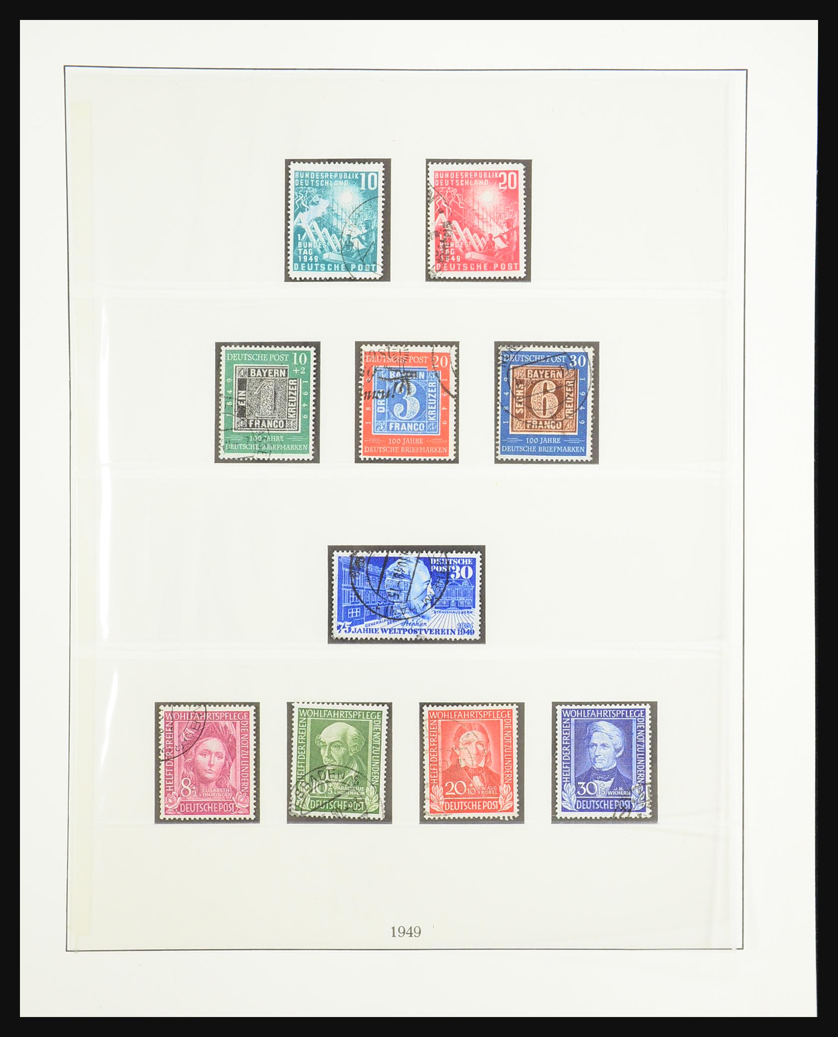 31354 001 - 31354 Bundespost 1949-1970.