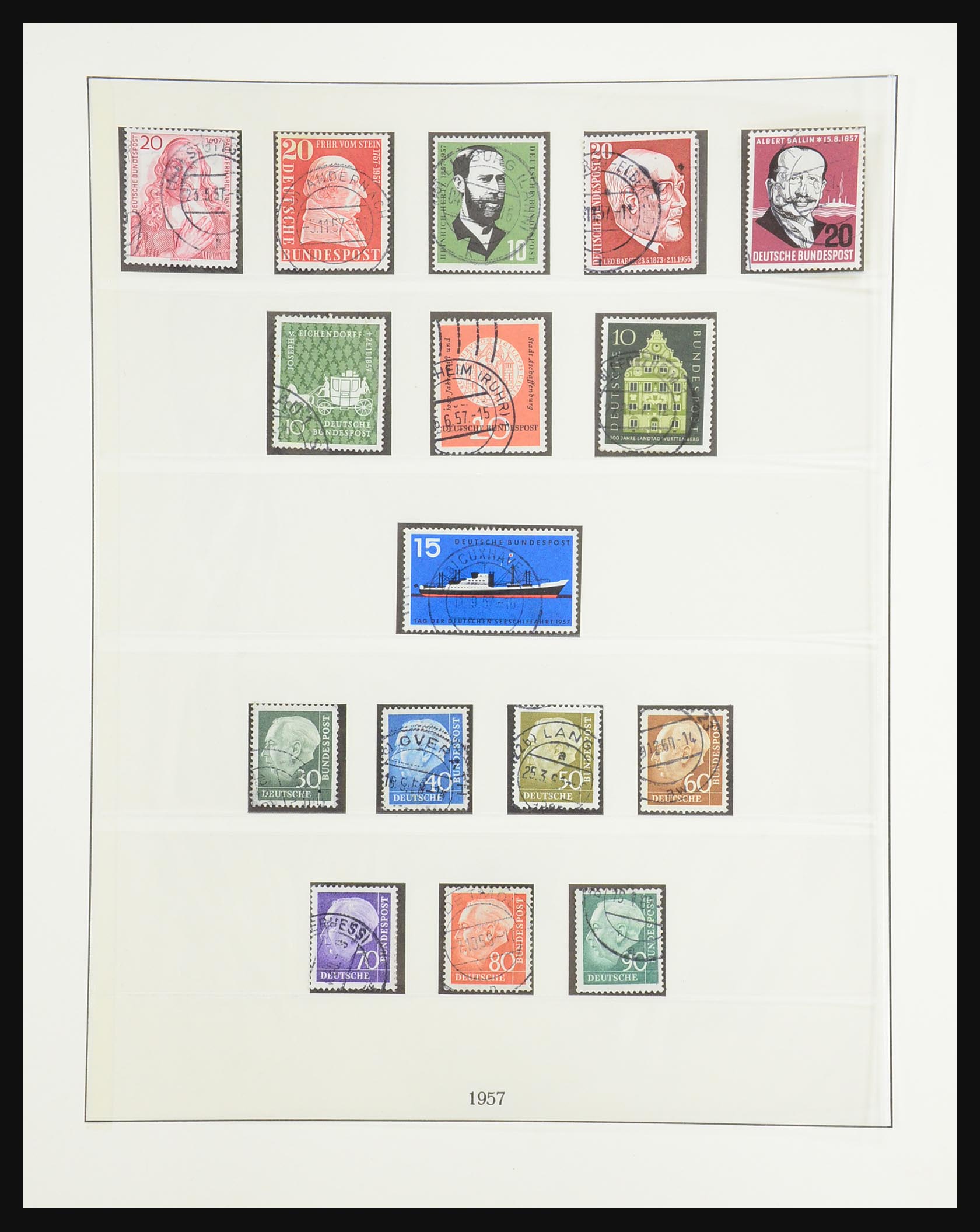 31354 012 - 31354 Bundespost 1949-1970.