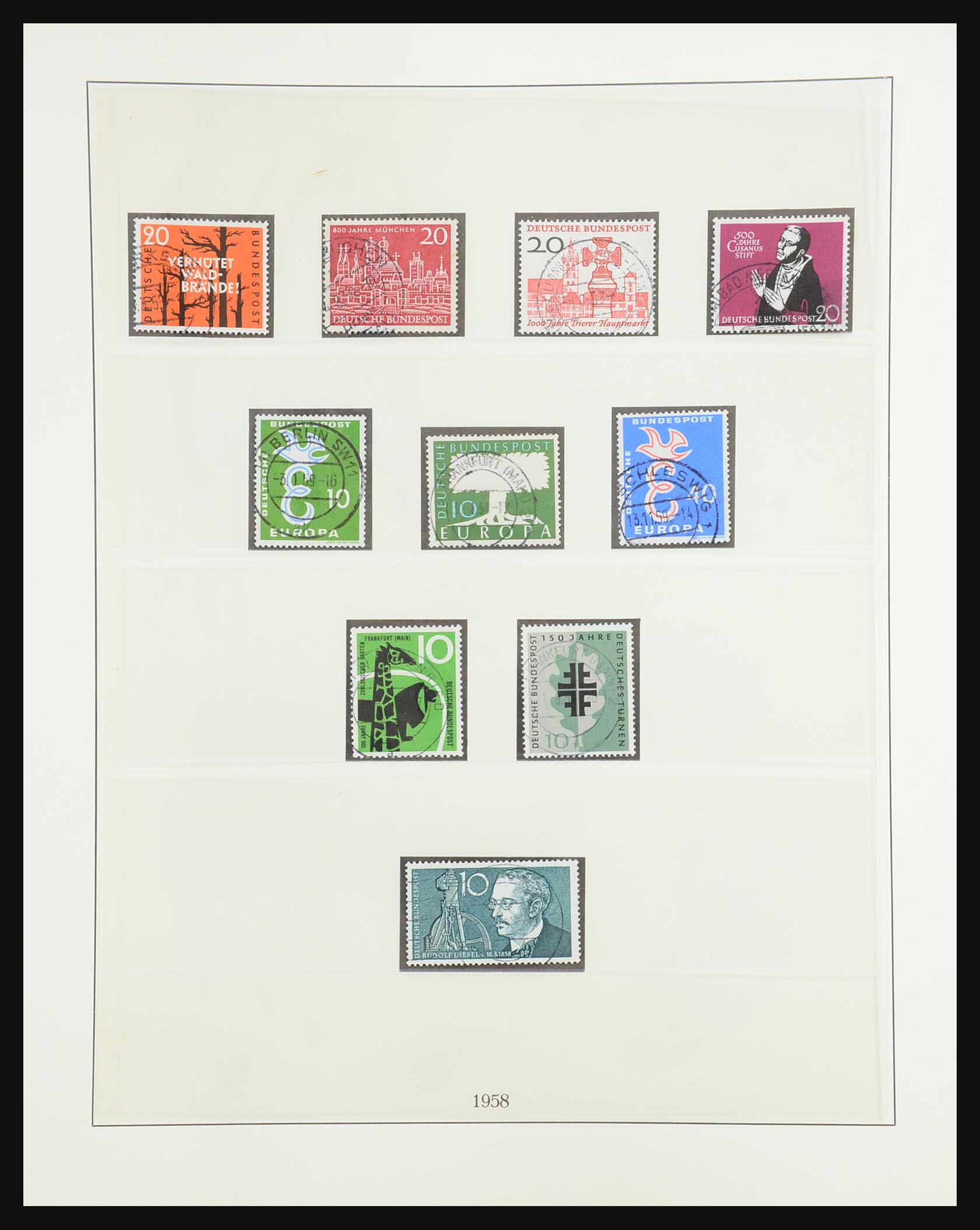 31354 014 - 31354 Bundespost 1949-1970.