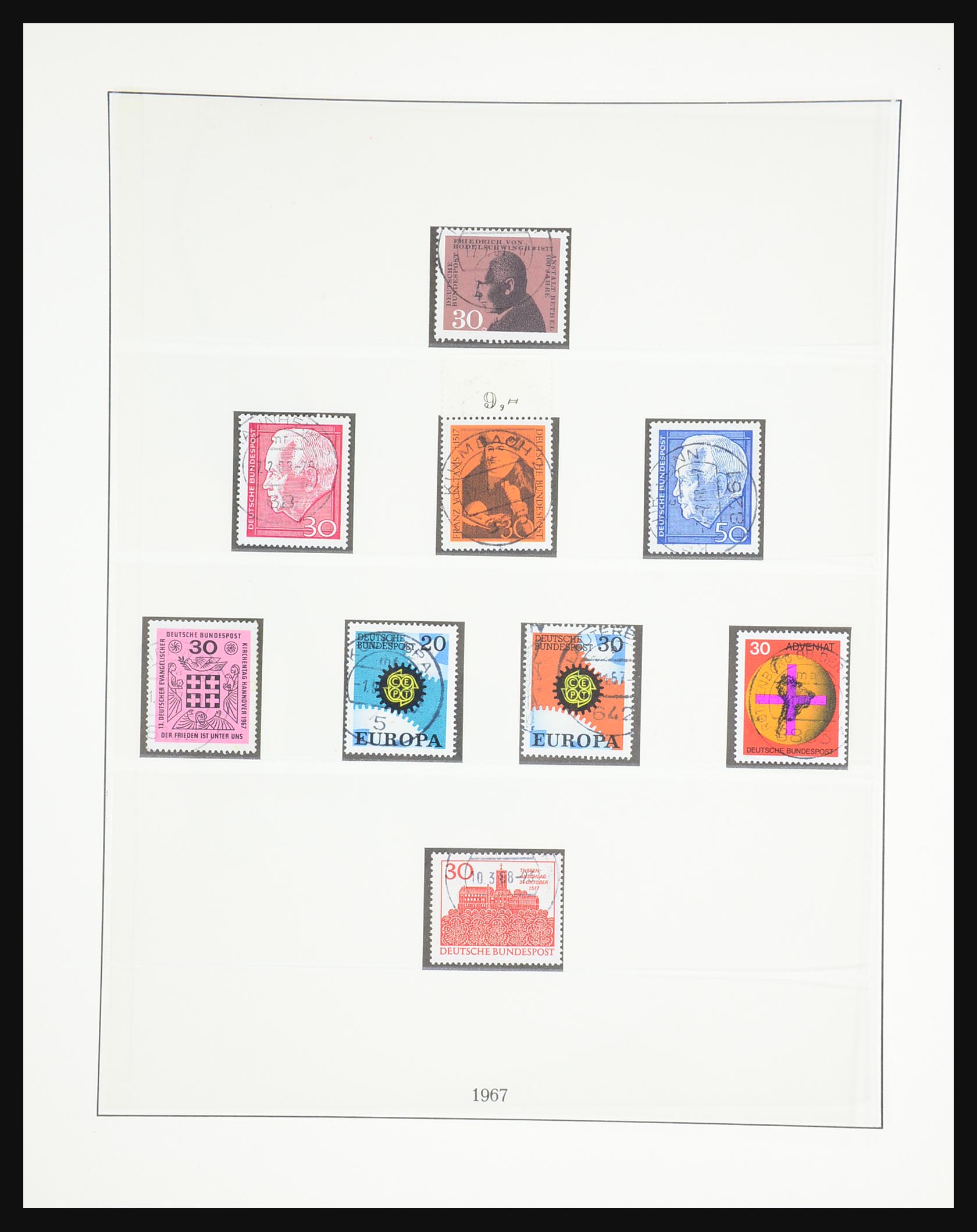 31354 039 - 31354 Bundespost 1949-1970.