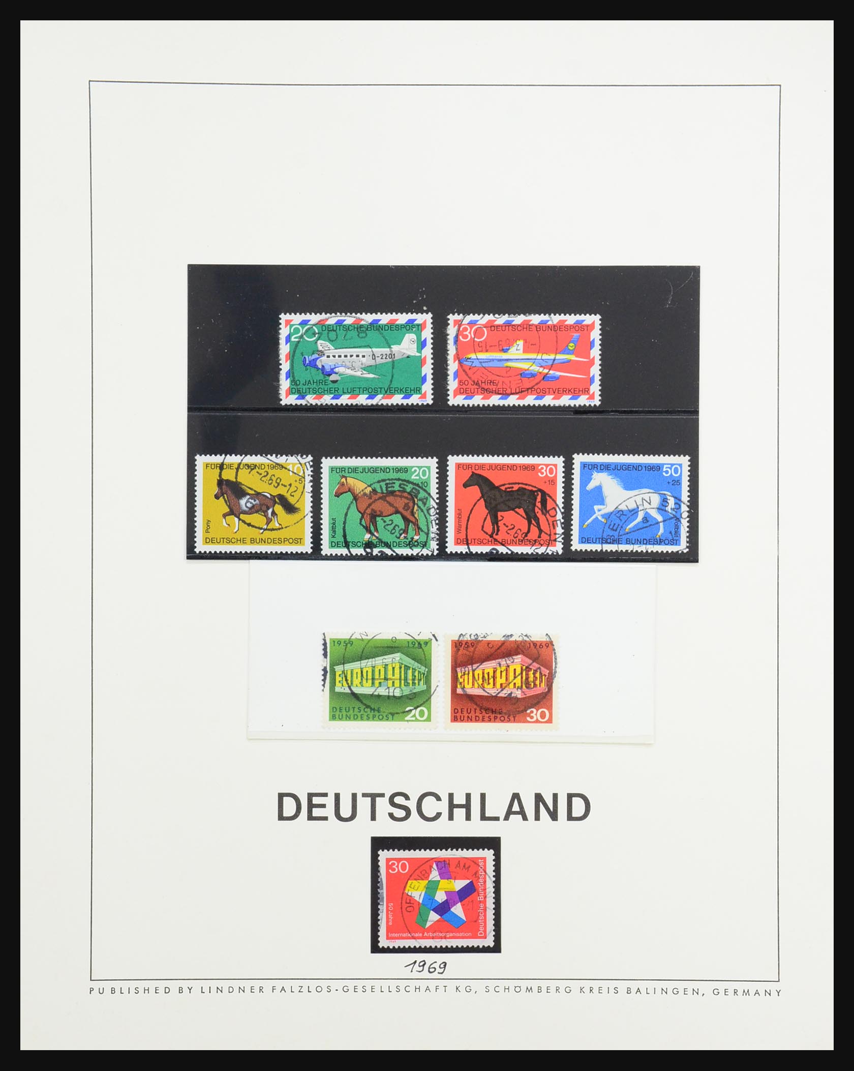 31354 044 - 31354 Bundespost 1949-1970.