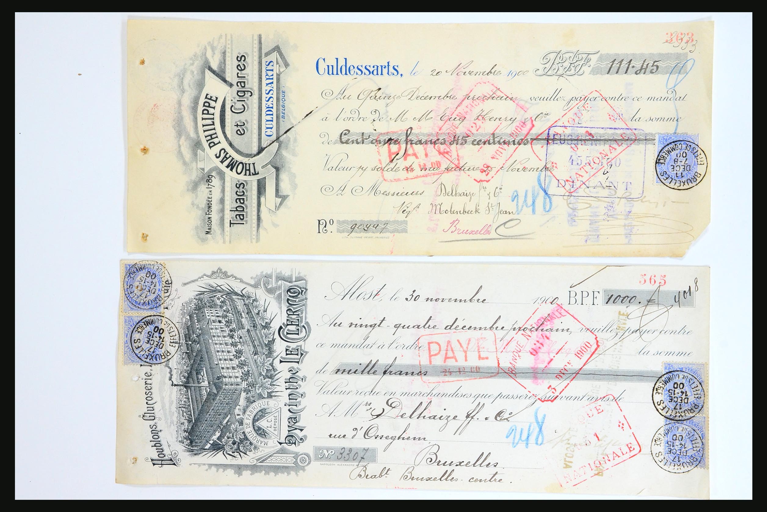 31356 001 - 31356 België en koloniën brieven 1850-1960.