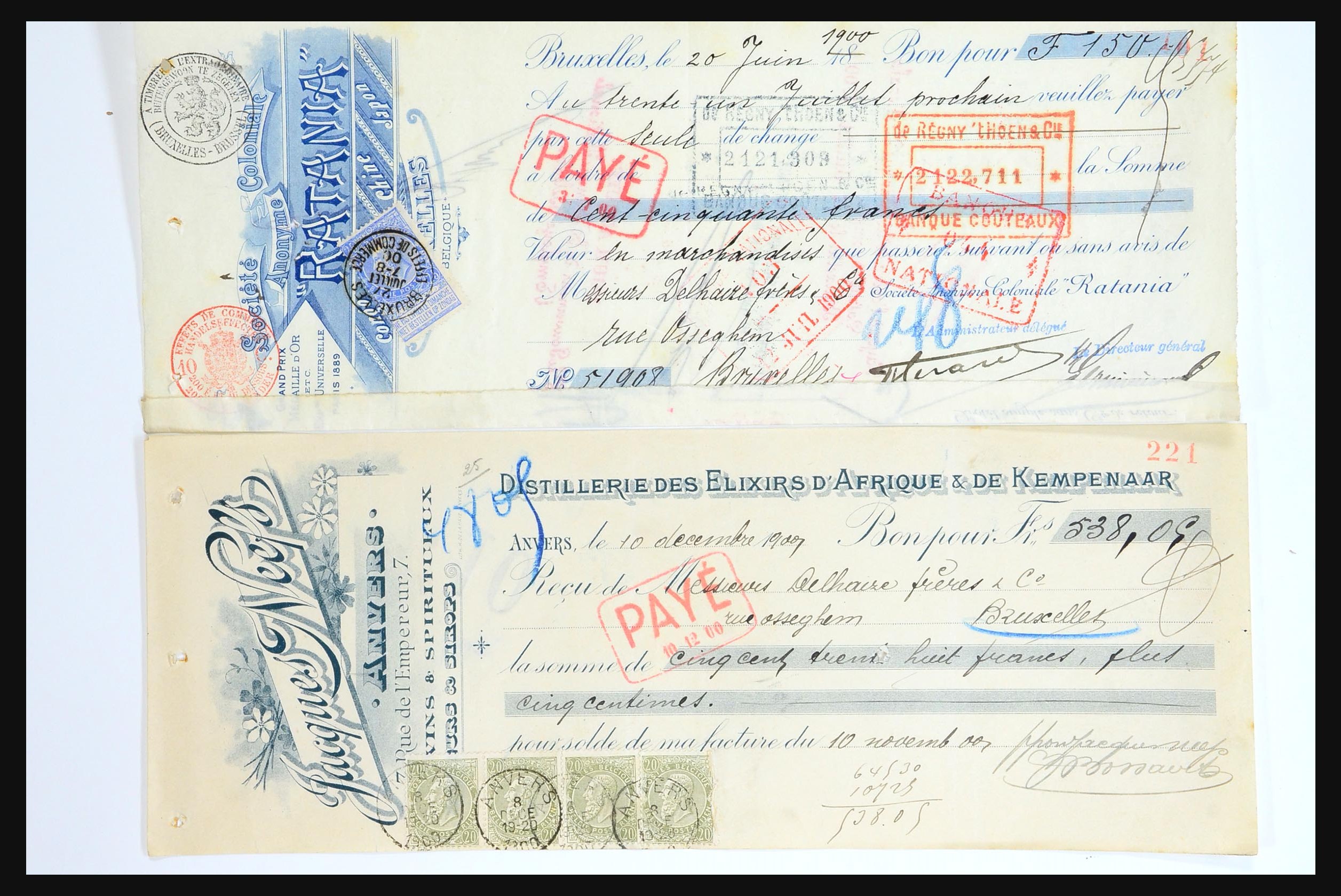 31356 039 - 31356 België en koloniën brieven 1850-1960.