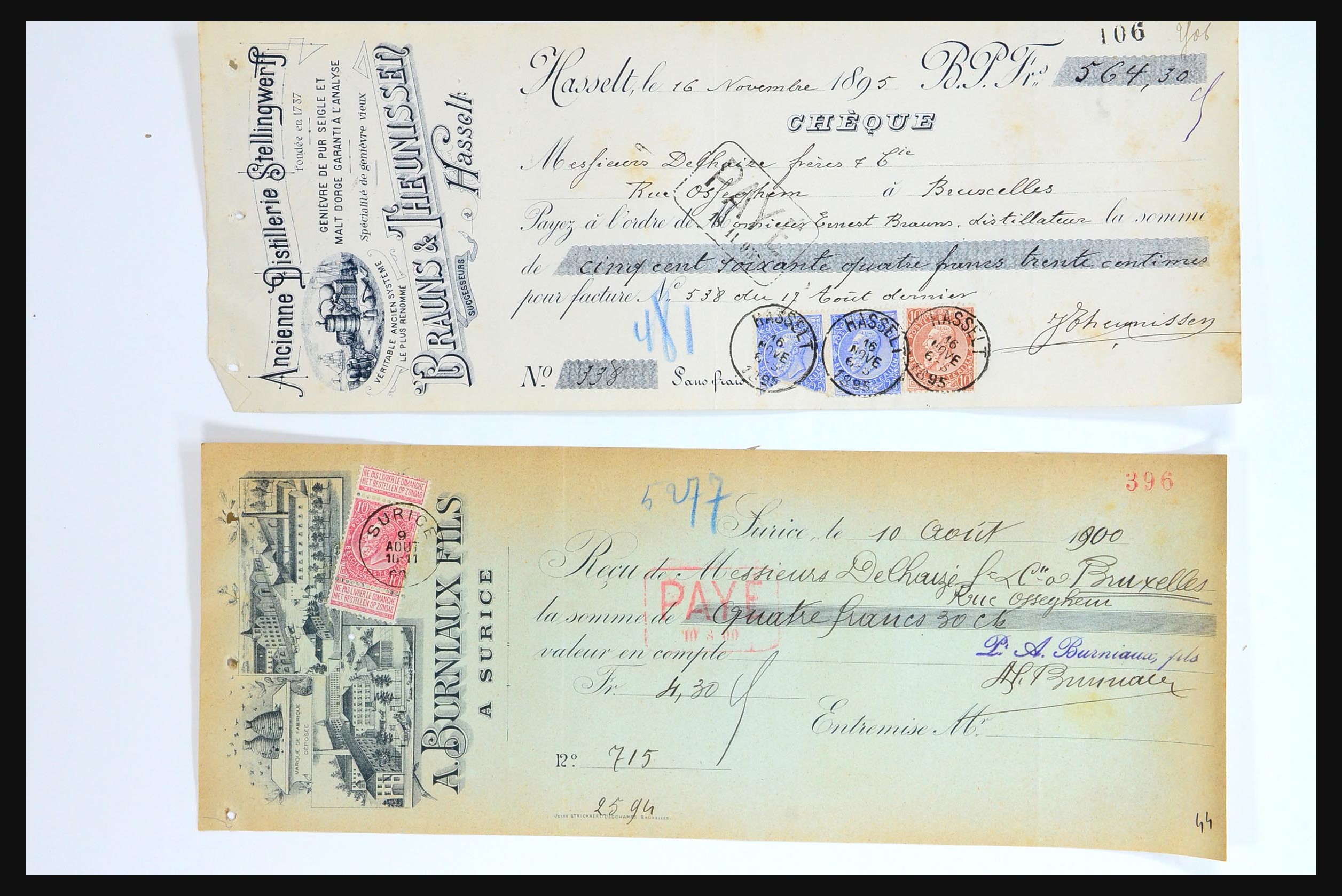 31356 043 - 31356 België en koloniën brieven 1850-1960.