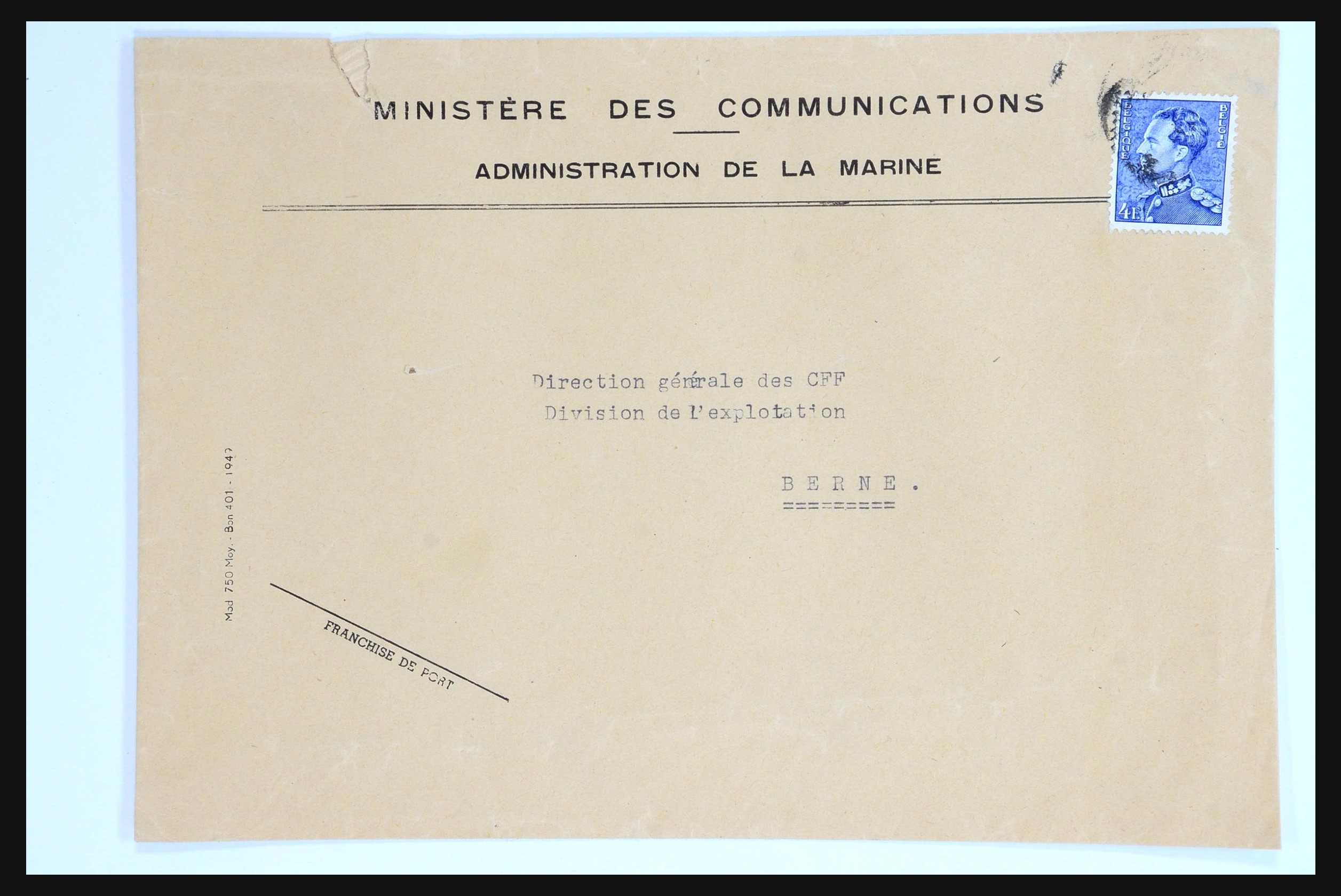 31356 053 - 31356 België en koloniën brieven 1850-1960.
