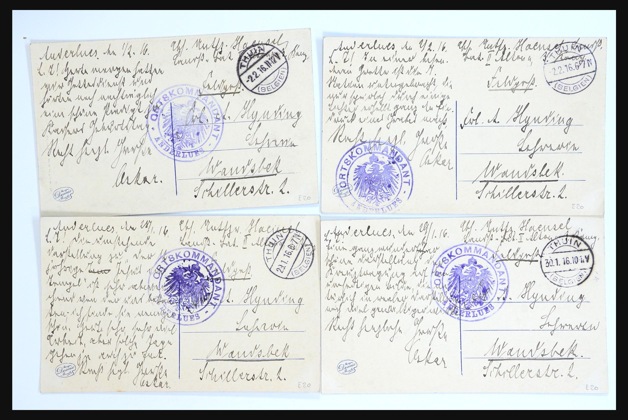 31356 059 - 31356 België en koloniën brieven 1850-1960.