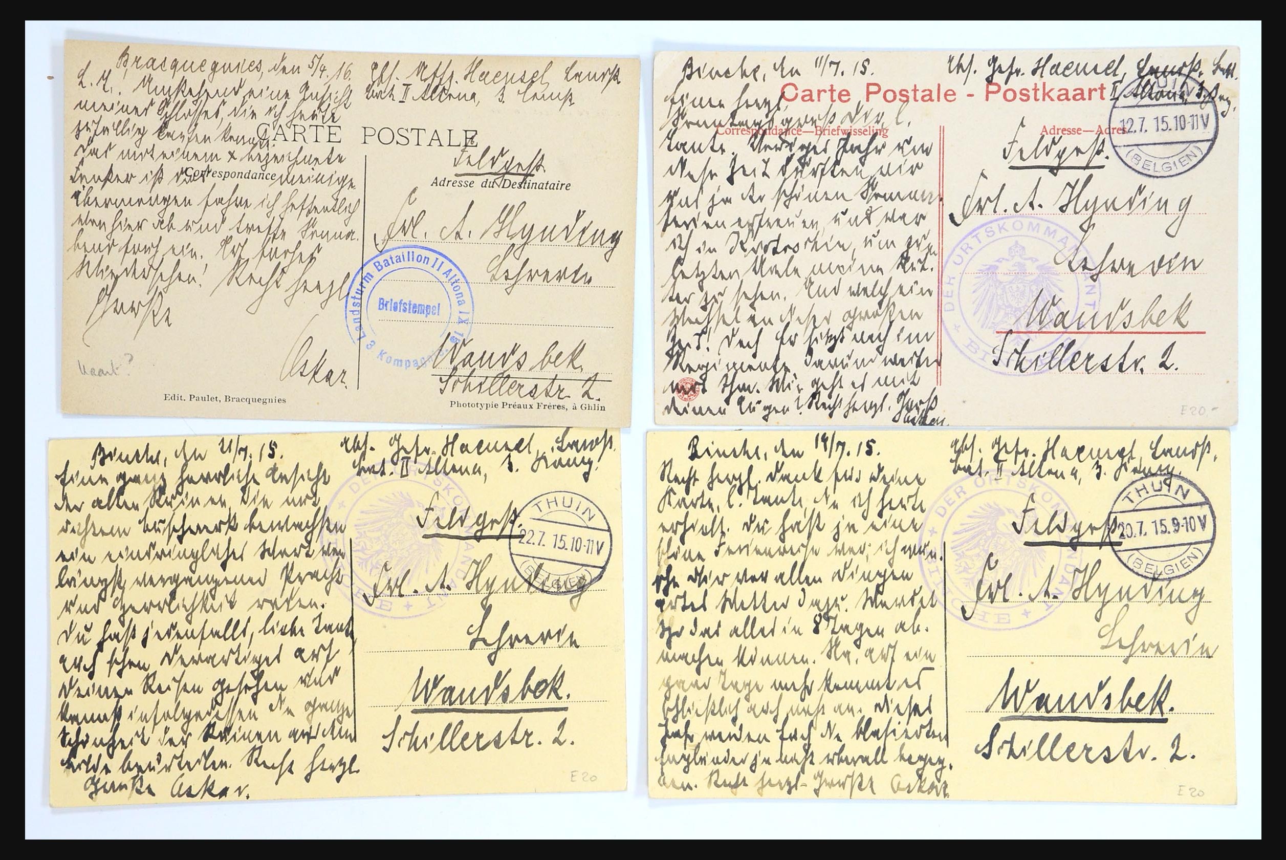 31356 063 - 31356 Belgium and Colonies covers 1850-1960.