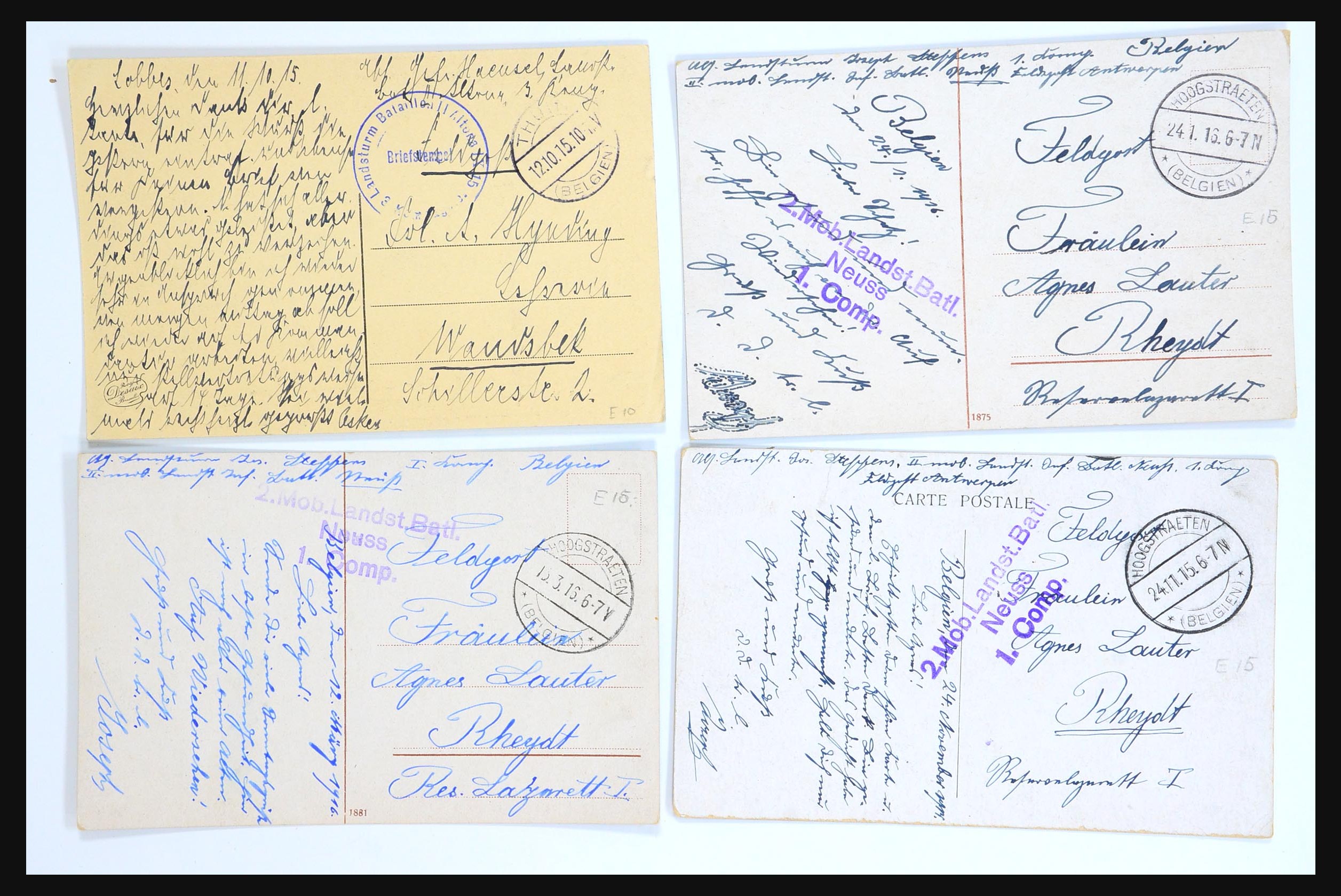 31356 071 - 31356 Belgium and Colonies covers 1850-1960.