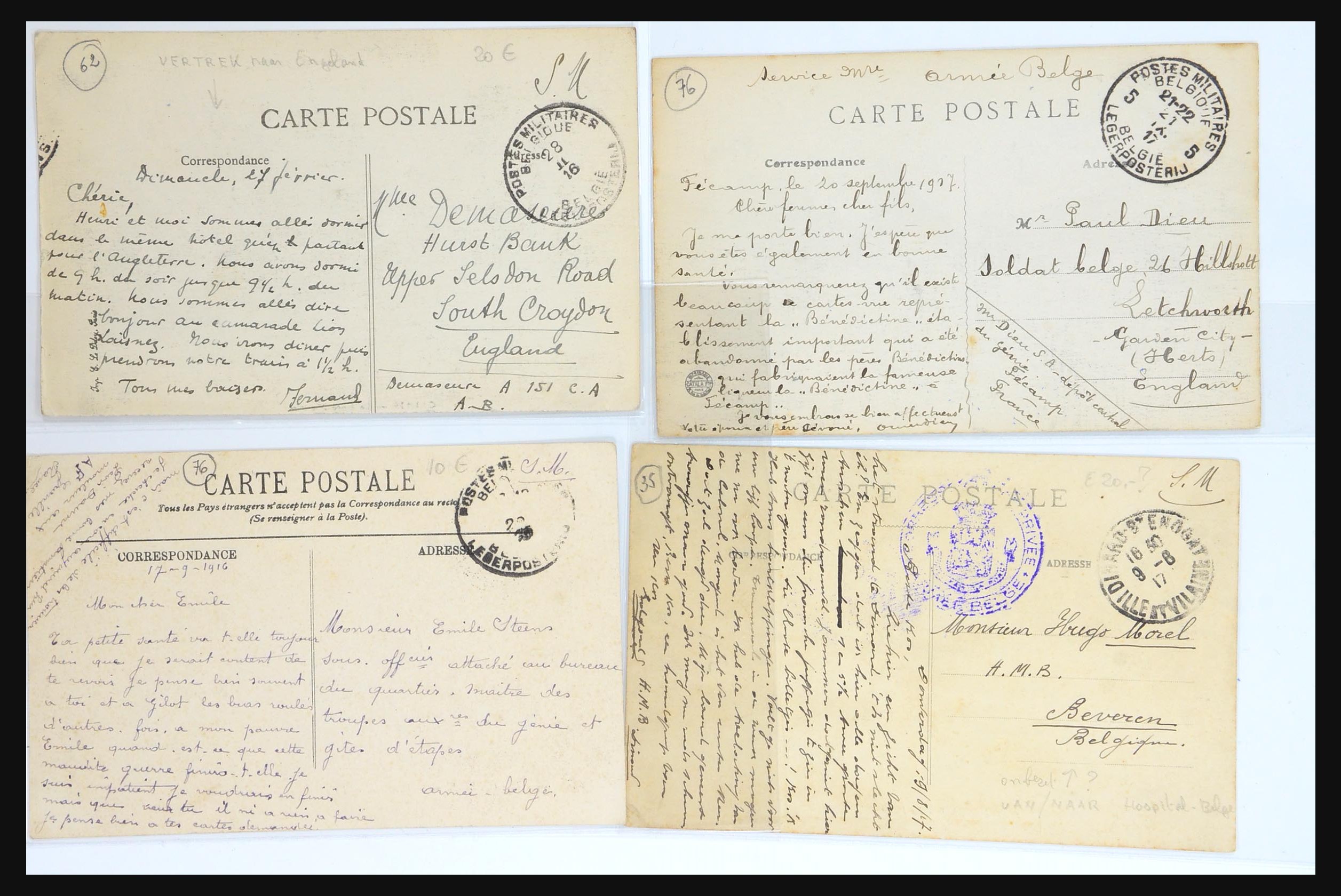 31356 075 - 31356 Belgium and Colonies covers 1850-1960.