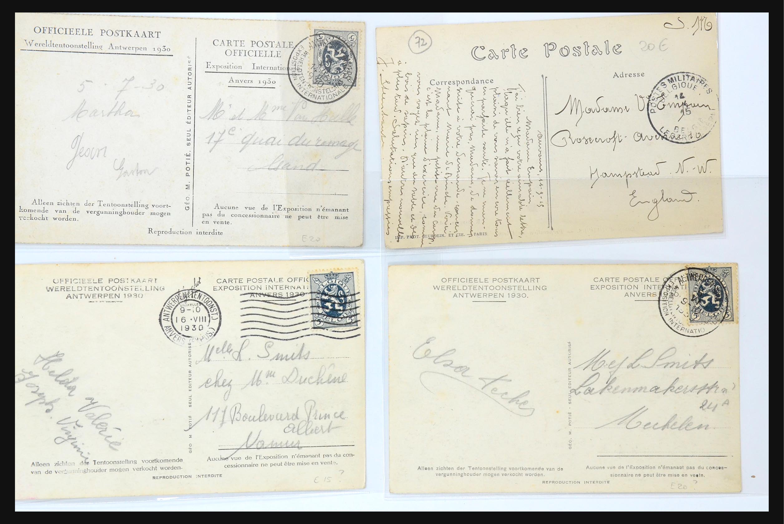 31356 080 - 31356 Belgium and Colonies covers 1850-1960.