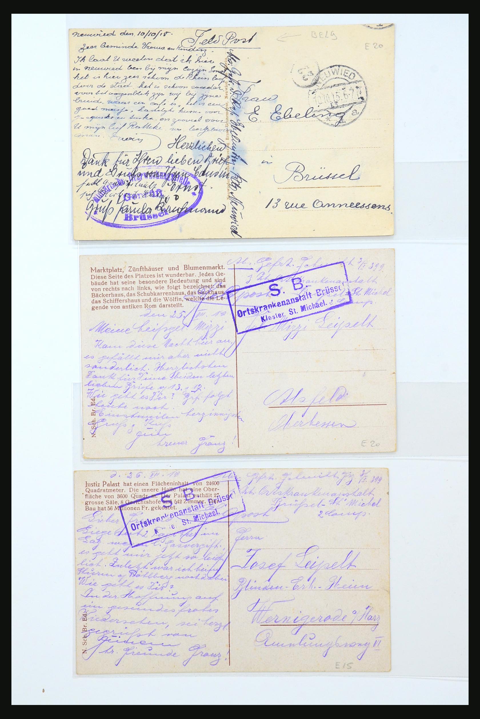 31356 095 - 31356 Belgium and Colonies covers 1850-1960.