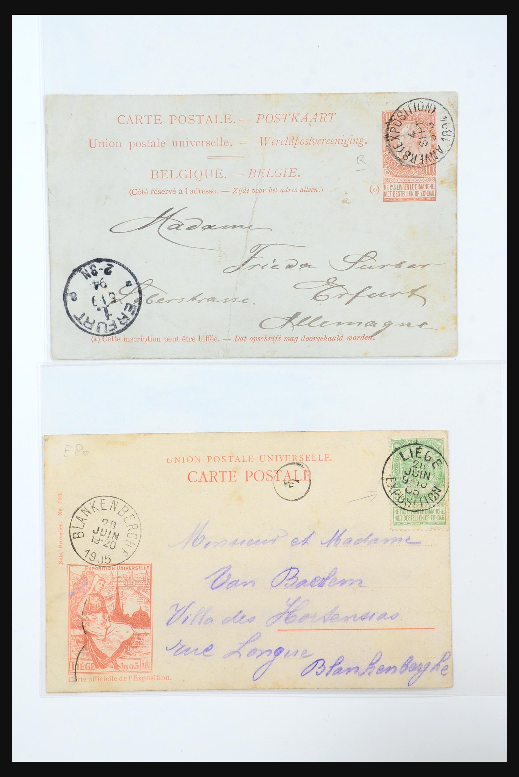 31356 445 - 31356 Belgium and Colonies covers 1850-1960.