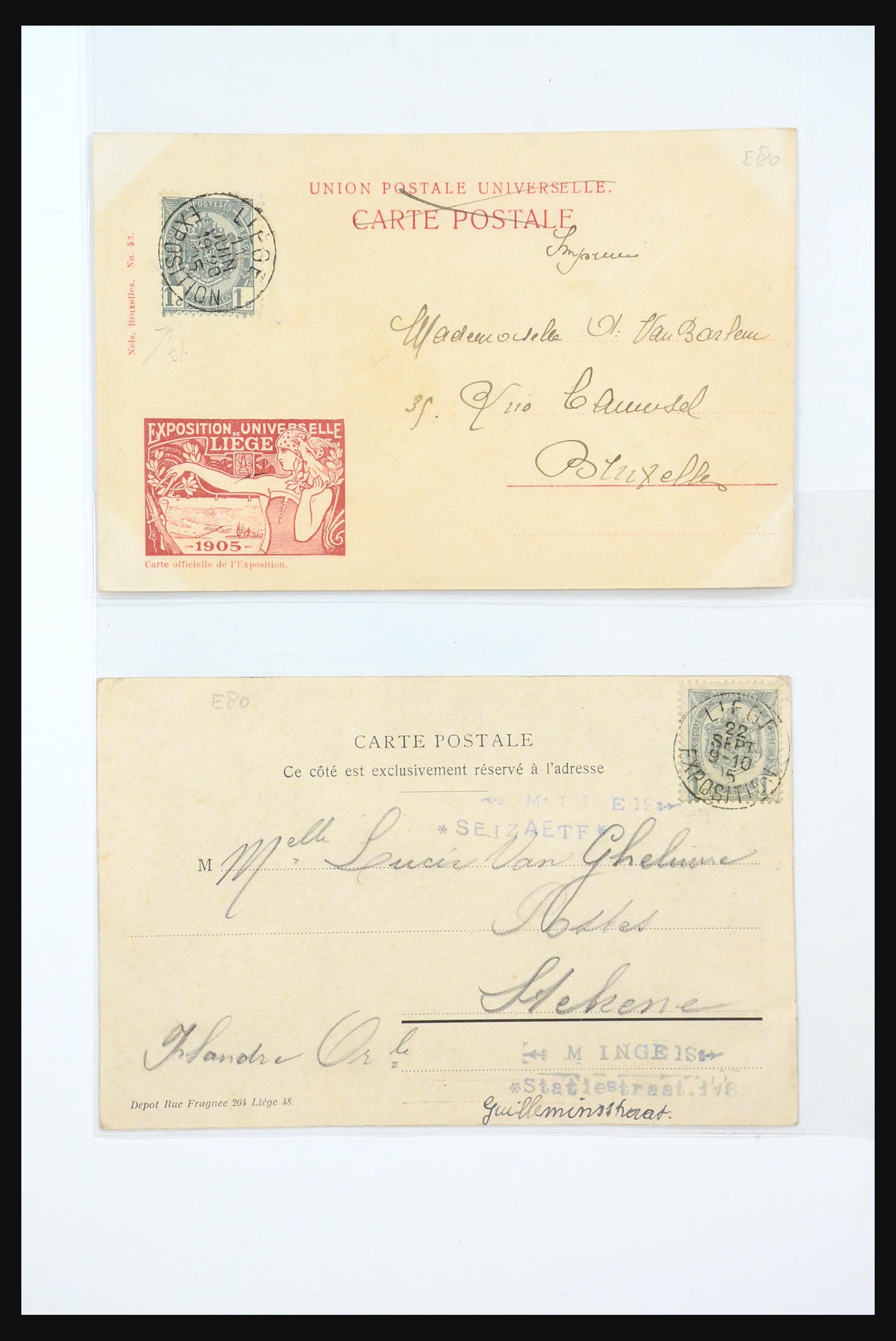 31356 448 - 31356 Belgium and Colonies covers 1850-1960.