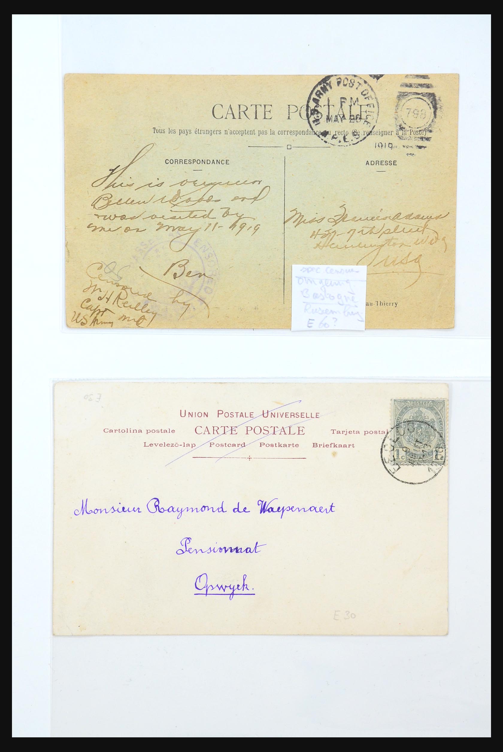 31356 452 - 31356 Belgium and Colonies covers 1850-1960.