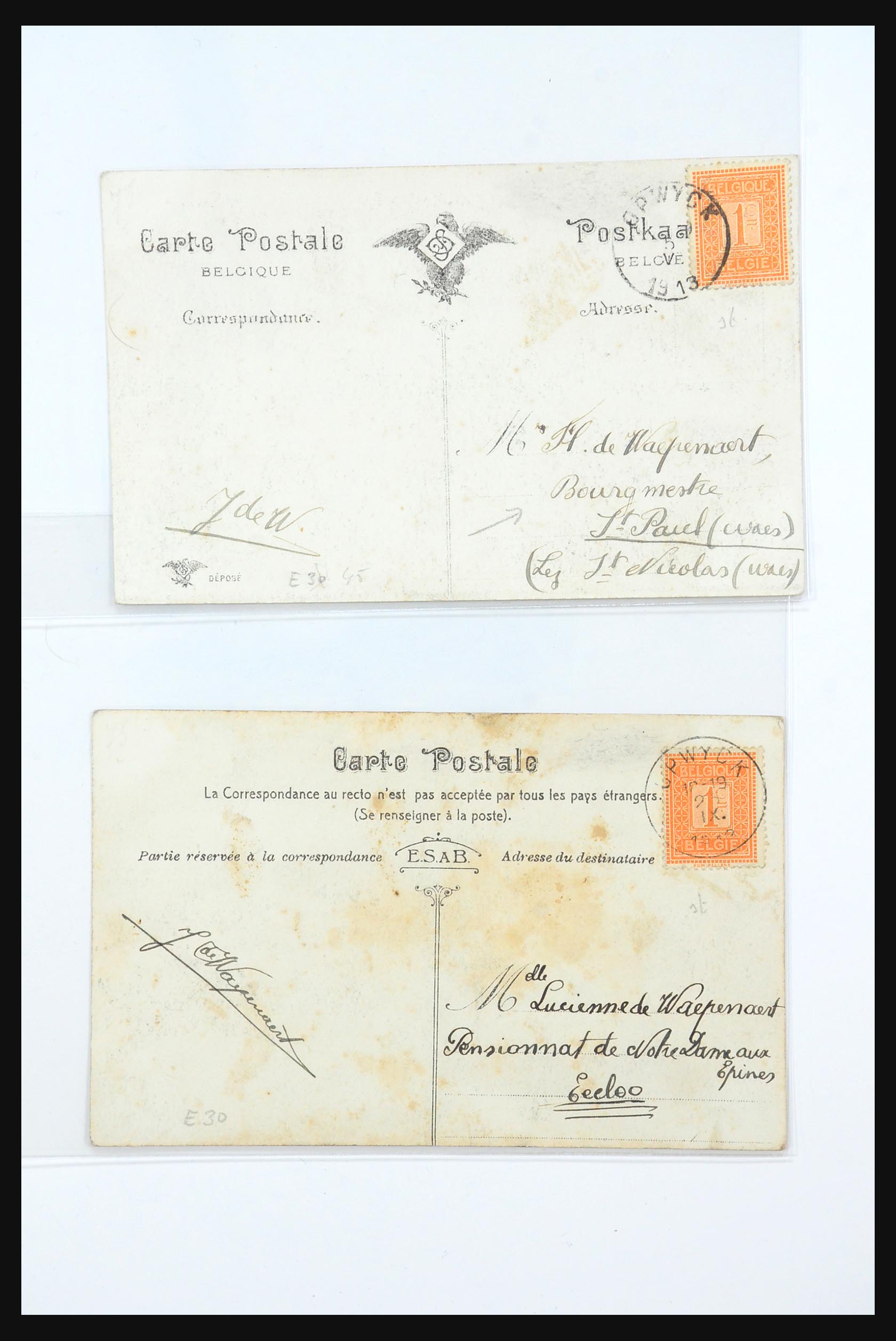 31356 453 - 31356 Belgium and Colonies covers 1850-1960.